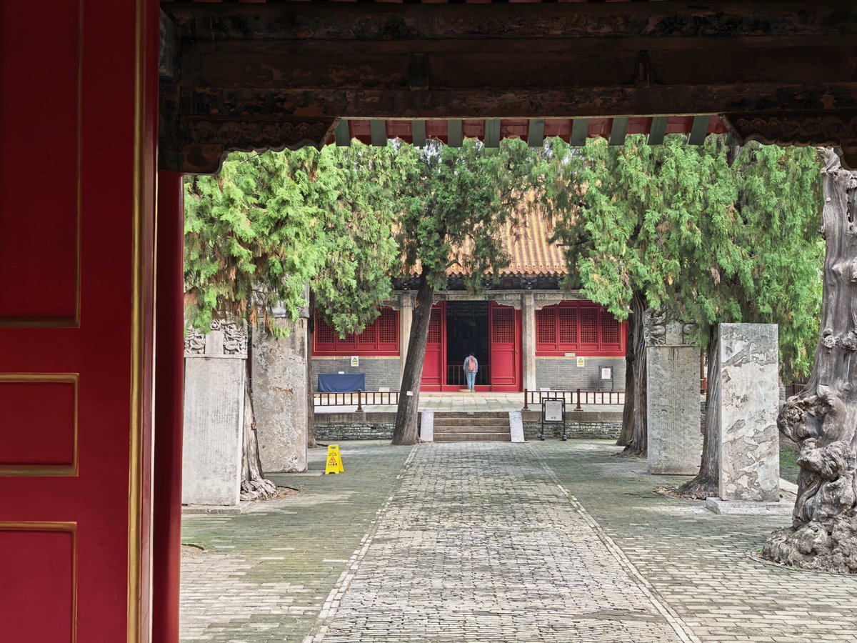ZhaiXiang5's tweet photo. More than 2,500 years after Confucius (孔子) was born, his 80th-generation descendants still return to his hometown, Qufu (曲阜), in east China's Shandong Province, to take part in annual ceremonies honoring him.

An American scholar once said to me, more than two thousand years ago, there were Confucius, Socrates, Plato, and Aristotle. Today, we no longer know where the descendants of Socrates, Plato, or Aristotle are. But the descendants of Confucius are still here.

The scholar, a specialist in comparative philosophy and former university vice chancellor, called this "the continuity of Chinese civilization."

Recently, I was invited to Qufu to attend ceremonies marking the 2,577th anniversary of Confucius's birth, as well as the Nishan Forum on World Civilizations (尼山论坛).

The Nishan Forum was launched in 2010 to promote exchanges among scholars of Confucius and dialogue across civilizations. The theme of its first gathering immediately caught my attention: Dialogue between Confucian Civilization and Christian Civilization. 16 years later, this year's theme is Civilization, Order, and Justice. 

Being in Qufu, attending both the ceremony and the forum, I found myself considering three questions:
How does a civilization preserve its memory?
How do different civilizations understand one another?
And in a world full of distrust and competition, how can order be rebuilt?

In many ways, these are the questions Confucius was grappling with two millennia ago.

Qufu is one of the oldest place names still in use in China. In Chinese, the name literally refers to a "curving hill." The name already appears in texts predating Qin Shi Huang (秦始皇).

Just a few days ago, President Trump, while visiting the US National Archives with the Chinese leader, referred to China as a civilization with a history of five thousand years (he actually said six thousand years, which is not necessarily wrong either based on current archeology). In Qufu, those vast stretches of time suddenly become tangible.

Chinese tradition generally regards the Yellow Emperor (黄帝), who is said to have lived more than four thousand years ago, as one of the founders of Chinese civilization. In some ways, his place in Chinese cultural memory can be compared with Zeus in the Greek world, Menes in ancient Egypt, Emperor Jinmu in Japan, or Manu in India. According to legend, he won the support of various tribes and became their supreme ruler. His wife was said to have taught people how to make silk.

According to legends, Qufu was the birthplace of the Yellow Emperor and later became the capital of his son. These stories, however, have not been confirmed by archaeology.

Qufu's more clearly traceable place in Chinese history begins around three thousand years ago. At that time, China was ruled by the Shang dynasty (商), which brought bronze casting to extraordinary heights and produced the oracle-bone inscriptions, the earliest known systematic form of Chinese writing. Horse-drawn chariots, which had spread eastward from the Eurasian steppe, also became common during this period, showing that China was already connected to wider networks of exchange across Eurasia.

The last Shang king was remembered in later tradition as a cruel and decadent ruler, notorious for heavy drinking, sexual excess, and brutality. His reign eventually provoked rebellion, and the Shang dynasty was overthrown by the Zhou (周) people from northwestern China.

Over time, the story of the Shang's fall became increasingly legendary. What began as a struggle between rival powers was transformed into an epic filled with gods, spirits, and heroic figures. In this form, the story bears some resemblance to the Trojan War in the Western tradition.

After the Zhou victory, King Wu rewarded two of the men closest to him with lands in what is now Shandong Province. One was his chief strategist, Jiang Ziya (姜子牙). In popular mythology, he was imagined as someone who could command the gods and even decide their place in the divine hierarchy. He was granted the state of Qi in northern Shandong.

The other was King Wu's younger brother, later known as the Duke of Zhou (周公), who was granted the state of Lu in southern Shandong. Yet he probably spent little time in his own fief. King Wu died soon after the Zhou conquest, leaving a young heir on the throne, and the Duke of Zhou was called upon to assist his teenage nephew.

The Duke of Zhou was a conscientious regent. He suppress rebellions. He used measurements of the sun's shadow to identify Luoyang (洛阳) as the center of the realm. He also developed an elaborate system of ritual, combining ceremony with music to lay the foundations of the social order of his time.

Over time, the Duke of Zhou acquired an unexpected second career: dream interpreter. The man remembered for helping build the Zhou political order also became, in popular folklore, an authority on what our dreams might mean. A dream book attributed to him became so famous that, when I was growing up in China, "ask the Duke of Zhou" was almost shorthand for looking up the meaning of a dream.

About five centuries later, on the land of the state of Lu that had once been granted to the Duke of Zhou, one of the most influential thinkers in Chinese history was born: Confucius.

The world Confucius faced was no longer the relatively stable Zhou order of the Duke of Zhou's time. It was an age of competing states and collapsing norms, what later Chinese tradition described as a time when "rites had broken down and music had fallen into disorder."

Confucius responded by turning that ritual tradition into something more explicitly philosophical and ethical. What had largely been part of an aristocratic political order became, in his thought, a path of self-cultivation open to ordinary people. He was deeply concerned with a basic question: what kind of person should one become?

Education was central to Confucius's vision. His idea of "education without distinction" challenged the notion that learning belonged only to hereditary elites. He also believed that good government depended on the moral character of rulers. Wealth and military strength were not enough; rulers also had to use authority properly, observe accepted norms, care for the people, and lead by example. This became an enduring standard for judging political authority in Chinese culture.

But Confucius himself had few opportunities to put these ideas fully into practice.

That is not difficult to understand.

In an age when the old ritual order was breaking down and warfare was becoming more frequent, rulers were preoccupied with armies, territory, and power. A thinker who kept telling them to restrain themselves and govern through virtue was not necessarily the person they most wanted to hear from.

Confucius did not transform the world during his lifetime. The truly remarkable part came after his death.

His teachings were preserved, interpreted, and developed by generations of disciples and scholars, and eventually became part of the political and educational foundations of China, influencing much of East Asia as well. Even in eighteenth-century America, Founding Fathers such as Thomas Jefferson, John Adams, and Benjamin Franklin spoke of Confucius with considerable reverence.

Confucius had more than seventy disciples. That sometimes makes me think of another teacher who traveled with followers and whose influence became far greater after his death: Jesus.

Of course, the nature of their teachings was very different.

Confucius was primarily asking:
What does it mean to become a morally cultivated person? How can an orderly society be built?

Jesus was more centrally concerned with questions such as:
What is the relationship between human beings and God? How can human beings attain salvation?

Yet there is an interesting similarity between them. Neither reached a powerful position in his lifetime. Neither commanded an army. What ultimately changed the world was the tradition built after their deaths by disciples, texts, scholars, and generations of interpreters.

After Confucius died, his former home was turned into a temple in his honor, and the same site has continued to serve as a place of commemoration for more than two millennia. His burial ground gradually became the cemetery of the Kong family, where generation after generation of his descendants were laid to rest. More than seventy generations later, it remains in use today and is regarded as the world's largest continuously used family cemetery.

The ways these civilizations remember their great thinkers are very different. Confucius is still commemorated through a living family lineage and rituals that have endured for more than two thousand years, while the descendants of Socrates, Plato, and Aristotle can no longer be traced.

But when it comes to legend, East and West can look surprisingly similar.

Ten years ago, I traveled overland by train from Beijing to Rome, and from there flew to Crete, a place I had long dreamed of visiting. On the island, I hired a taxi driver to show me around. At first I was a little uneasy-I had previously been overcharged by taxi drivers in both Russia and Poland-but he quickly won my trust with his warmth, reliability, and remarkable knowledge of the island. After taking me to several archaeological sites, he insisted that I visit a large cave in the mountains. According to local tradition, he told me, it was the birthplace of Zeus (top right).

At the Nishan Forum this time, I learned that not far from the conference venue stands a Confucian temple more than a thousand years old, built to commemorate what tradition holds to be the birthplace of Confucius (bottom left). The buildings that survive today mostly date from the Ming and Qing dynasties (1368-1911), but many of the old trees on the grounds are around a thousand years old, reaching back to the temple's earliest days. Beside the temple is a cave that tradition also associates with the birth of Confucius (bottom right).

One story concerns the birth of the supreme god of ancient Greece; the other, the birth of ancient China's most influential thinker.

Thousands of miles apart, two civilizations located the birth of an extraordinary figure in strikingly similar settings: a mountain, a cave, and a story passed down from generation to generation.

Civilizations can be profoundly different and yet preserve memory in surprisingly similar ways. But recognizing such similarities is only the beginning. The harder question comes when civilizations actually enter one another's worlds: can they encounter traditions different from their own without trying to erase them? Can they respect one another's rituals and sense of order?

Some Westerners may have the impression that China in earlier times did not welcome Christian missionaries. In fact, many Chinese people have the same impression. Yet there is a little-known chapter in this history.

By the 17th century, after decades of sustained effort by Catholic missionaries, Christianity had already gained a significant number of converts in China. The first two emperors of the Qing dynasty, Shunzhi (顺治) and Kangxi (康熙), both placed considerable trust in the missionaries; Shunzhi even wrote poems praising Catholicism. In 1692, Kangxi issued an edict of toleration. Catholicism was, in effect, granted a recognized place alongside Buddhism and Daoism and given room to establish itself in China.

This was an extraordinary window in the history of exchanges between Chinese and Western civilizations. Unfortunately, the Roman Church failed to make good use of this rare opportunity. Some within the Church regarded Confucian rites as religious in nature and therefore forbade Chinese converts from taking part in ceremonies honoring Confucius. One of the most prominent figures was Charles Maigrot. In 1693, just one year after Kangxi issued his edict of toleration, Maigrot ordered Christians in his own vicariate not to participate in rites honoring Confucius or in ancestral rites.

Apparently, this ungrateful old dude failed to appreciate how exceptional, and how fragile, this opportunity was.

He soon brought Kangxi and Rome into conflict. From Kangxi's perspective, if a religious authority thousands of miles away in Europe claimed the right to tell the Chinese that rituals practiced for generations were impermissible, then the issue was no longer simply how one should practice a religion. It raised a much more fundamental question:
Who has the right to define the rituals of the Chinese people?

Even then, Kangxi showed considerable patience. For years, he continued to receive papal envoys and sought to resolve the dispute through dialogue. It was only in 1706, after meeting Maigrot in person and becoming outraged by his manners, that Kangxi finally ordered him expelled from China.

In 1715, the pope issued a decree prohibiting Chinese practices associated with the veneration of Confucius. In 1721, Kangxi responded: "From now on, there is no need for Westerners to preach their religion in China. It may as well be prohibited, so as to avoid further trouble. Thus decreed."

Because of the rash actions of a few, a precious chapter in the history of exchange between China and the West came to an abrupt end.

Do we still have such an opportunity today? I believe we still do.

Traditional theories of international relations tend to put interests first. They are remarkably good at explaining war, rivalry, alliances, and the balance of power. They tell us why states mistrust one another, why they compete, and why they seek security through strength. But they are much less good at answering a different question: how can states live together over the long term without allowing mistrust and competition to become permanent conditions?

Huntington went even further, arguing that different civilizations were bound to conflict. In my view, that idea is totally mistaken. In Chinese policy circles, I have said more than once that this theory makes conflict seem natural, inevitable, and even intellectually justified, providing ammunition for conflicts the world does not need.

Confucian thought offers another way of looking at international relations. For instance:

Ren (仁), or humaneness, means that while a community pursues its own interests, it must also remain conscious of the existence and needs of others. It reminds us that truly durable interests cannot be built on the assumption that others must always lose.

Yi (义), or righteousness, means that not every interest we are capable of securing is necessarily worth pursuing. Power can tell a country "What am I able to do?" But yi asks a different question: "What ought I to do?" If international relations are reduced entirely to calculations of power, then power itself can become the source of legitimacy. Yi seeks to establish limits on conduct beyond power alone.

Zhi (智), or wisdom, is the capacity for judgment. It requires a country to look beyond immediate gains and losses and to understand the long-term consequences of its decisions. Winning a single contest does not necessarily mean making a wise choice.

Xin (信), or trustworthiness, is credibility. The long-term stability of international relations depends to a considerable degree on countries believing that words spoken today will still carry weight tomorrow, and that rules accepted today will not be arbitrarily reinterpreted when circumstances change. For example, documents signed decades ago by the United States, Japan, and China all clearly stated positions that Taiwan's a part of China. Yet today there are still people in both countries seeking to distort the meaning. If words can be redefined whenever they become inconvenient, trust itself begins to lose its meaning.

And when trust breaks down, countries fall back on power. If every country must rely increasingly on power to secure itself, security becomes more costly and more fragile.

Seen in this light, Confucian thought does not seek to replace interests with morality, nor does it ask the international community to become an ideal world without competition. What it may offer is a more complex form of realism: states naturally have interests, and they also need power. But interests must be constrained by yi; and a stable order ultimately requires at least some degree of ren.

Power can win a contest. It cannot, by itself, build an order in which others are willing to live.

Confucian thought does not offer a complete answer to the problems of the modern world. But in asking how power should be restrained, how trust can be sustained, and how people and states with different interests can live together, it remains an enduring point of reference for all of us thinking about the future.