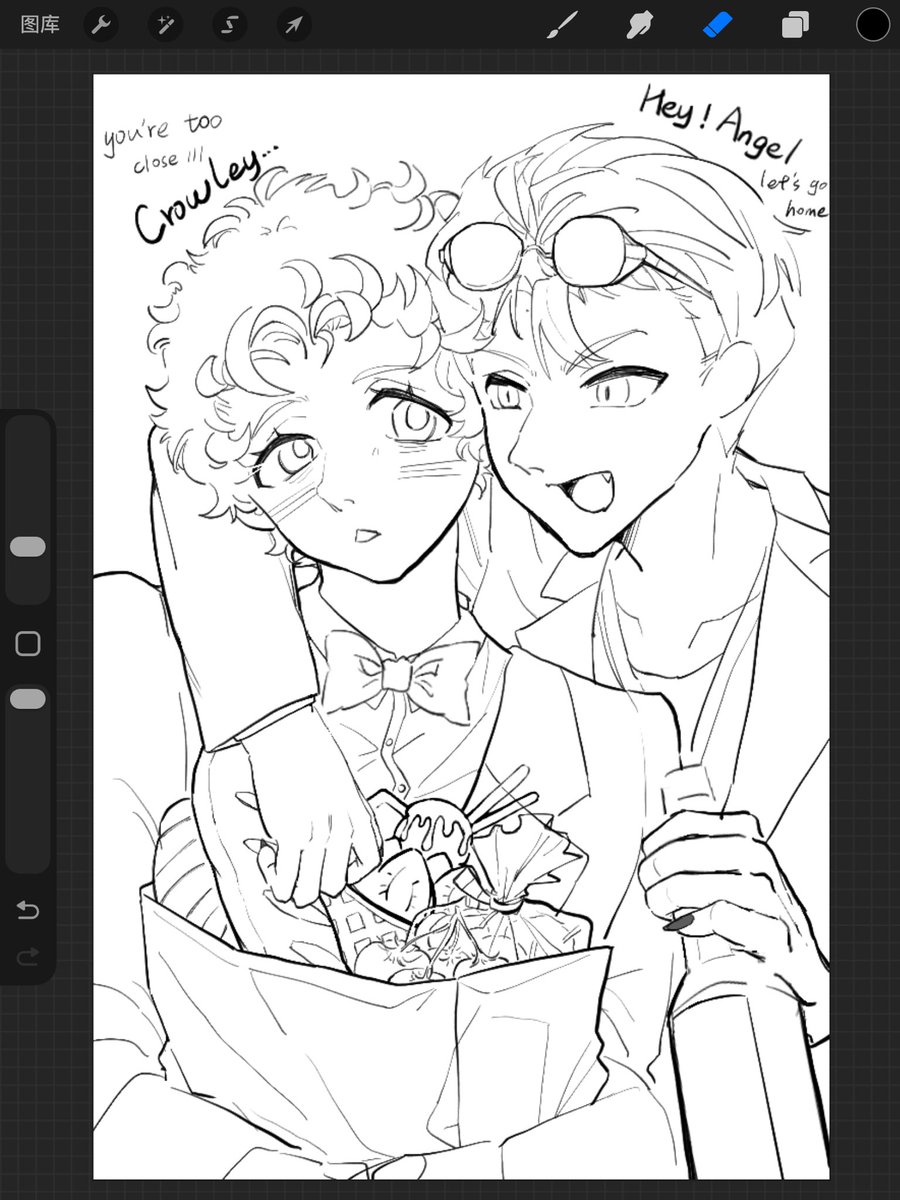 CrystalChet9tl's tweet photo. keep drawing Aziracrow everyday…
^-^#goodomens https://t.co/NEaLDLirwG