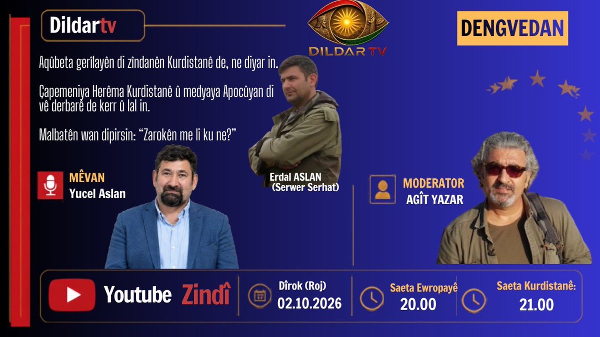 yucelaslan7's tweet photo. Dengê me çû heft tebaqê erd û asîmanan lê qêrîn û hewara me neçû Kurdên xemsar.

Heke pers, ereb û tirk bûna niha agahîyek derbarê birayê min da dabûn. Sax e an mirî ye. 
Lê çiheyf Kurdan hem çavên xwe hem jî guhê xwe vê êşa me ra girtine. https://t.co/HxMDy0qRhW
