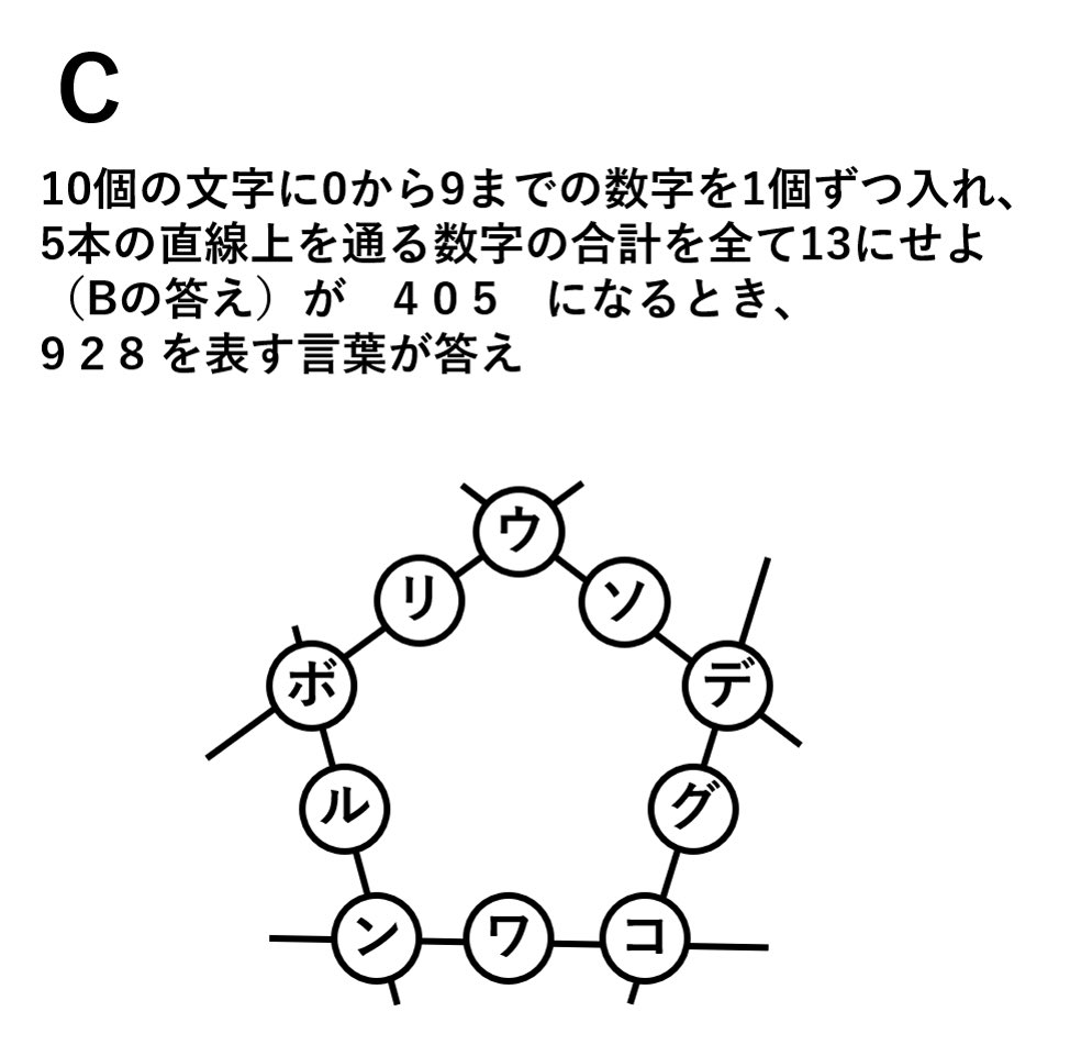 kotsu_mi's tweet photo. 謎解きです https://t.co/wdAgXTXrks