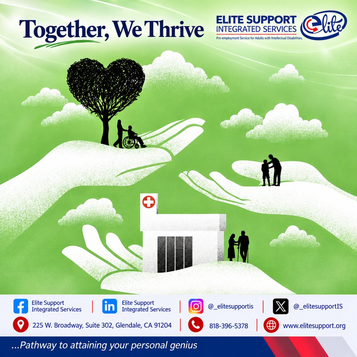 _elitesupportIS's tweet photo. Together, We Thrive.
A caring community listens, respects individual choices, and makes room for everyone to contribute.
At Elite, we believe every person deserves support and a meaningful sense of belonging.
#TogetherWeThrive #EveryAbilityCounts #CommunityCare https://t.co/QBbTX3z4lt