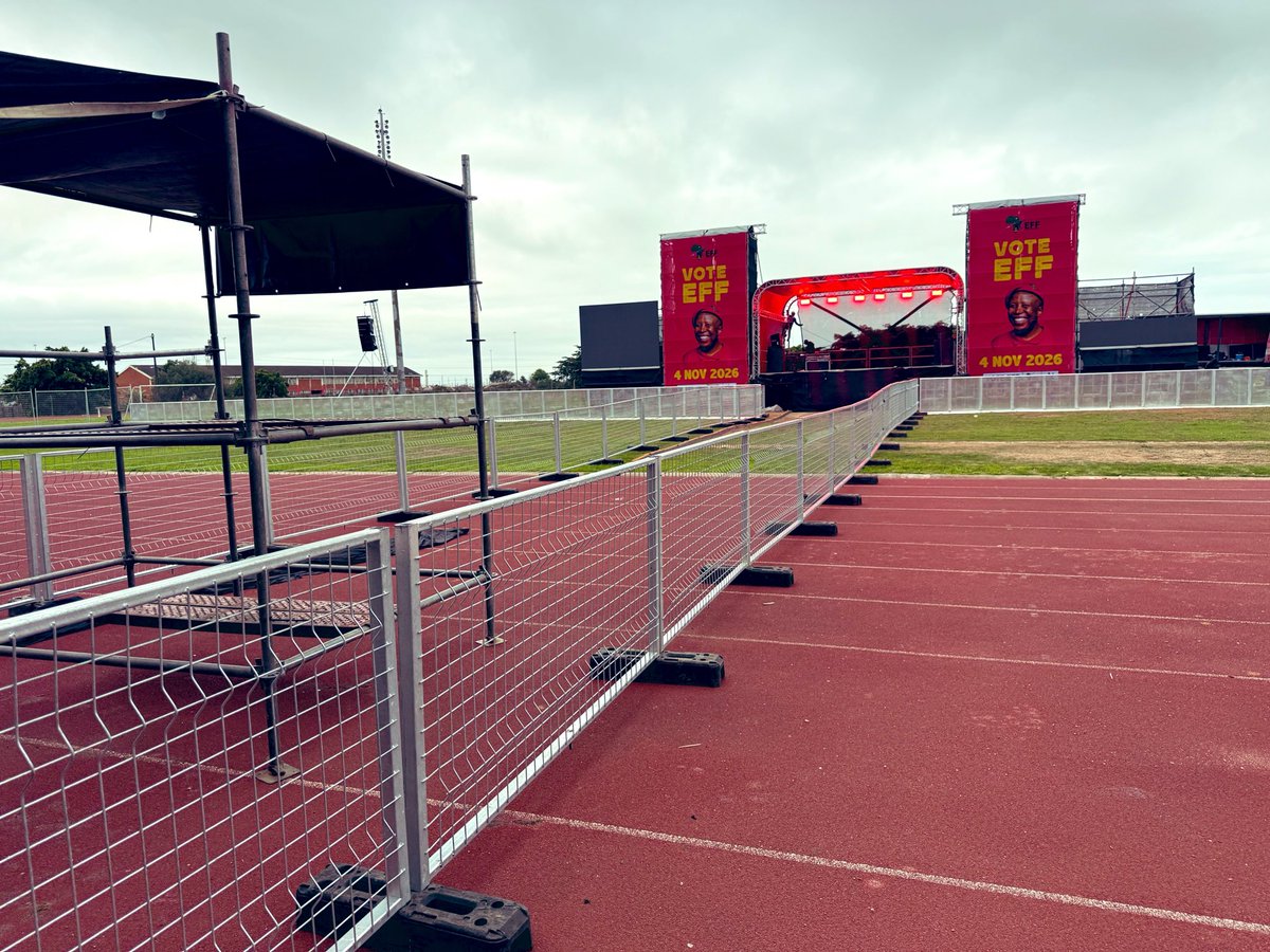 Sinawo_Thambo's tweet photo. It’s all systems go!

The Commander in Chief and President of the EFF, Julius Malema will address the second leg of the EFF Eastern Cape Provincial Manifesto Launch, under the following details;

Date: Saturday, 03 October 2026

Time: 13:00

Venue: NU2 Stadium, Motherwell, Gqeberha

#VoteEFF2026LGE