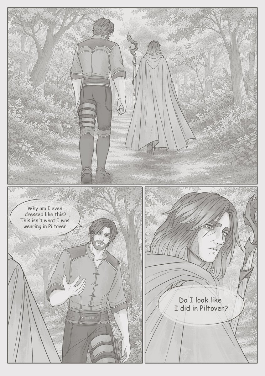 Oduvan_ishche's tweet photo. Following in Your Footsteps (part 3) 

✦ My jayvik post-canon fan comic ✦

#arcane #jayvik https://t.co/9XmeVU9W3u