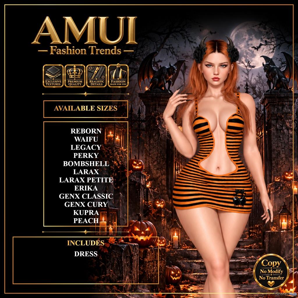 TeleportHub's tweet photo. Sally Dress Halloween Edition October 2026 Group Gift by AMUI - Teleport Hub - Second Life Freebies - #secondlife #freebies #slfreebies #teleporthub #slnews

https://t.co/Snm30y16y3 https://t.co/w3anTEyjSB