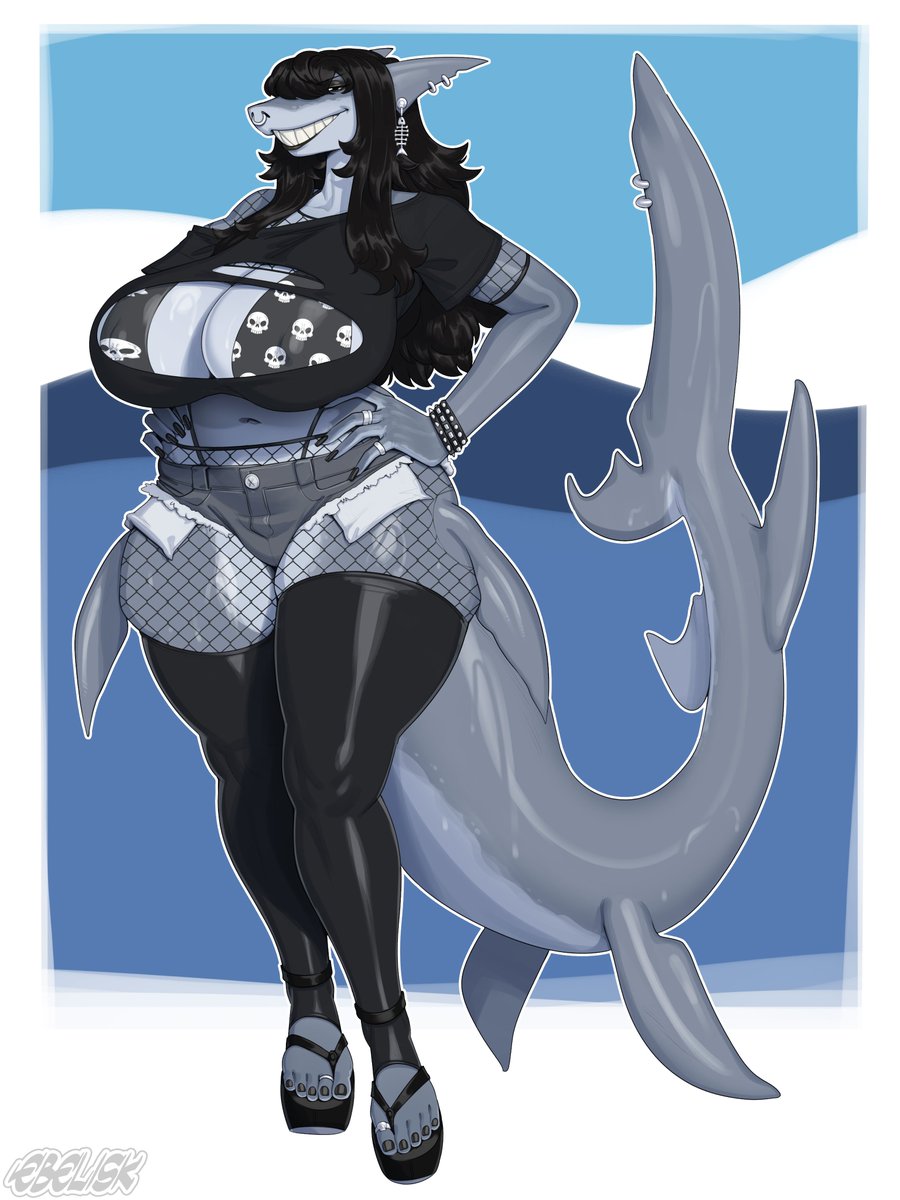 Ebelisk1's tweet photo. Fluffy the Sharkwife - @sharpstingu 

I dont think a mature woman is supposed to act like this https://t.co/s5bsreSWGN
