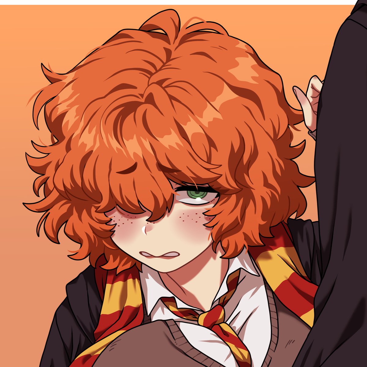 FTE18_'s tweet photo. Ron Weasley ( TS )

Unkempt, curly hair; a nerdy vibe; freckles; sleepy, drooping eyes; a petite stature—yet a massive bust. Seeing him gender-swapped like that left me incredibly aroused. Thanks for watching! 🥰🥰🥰 https://t.co/1rw1nc0BRK