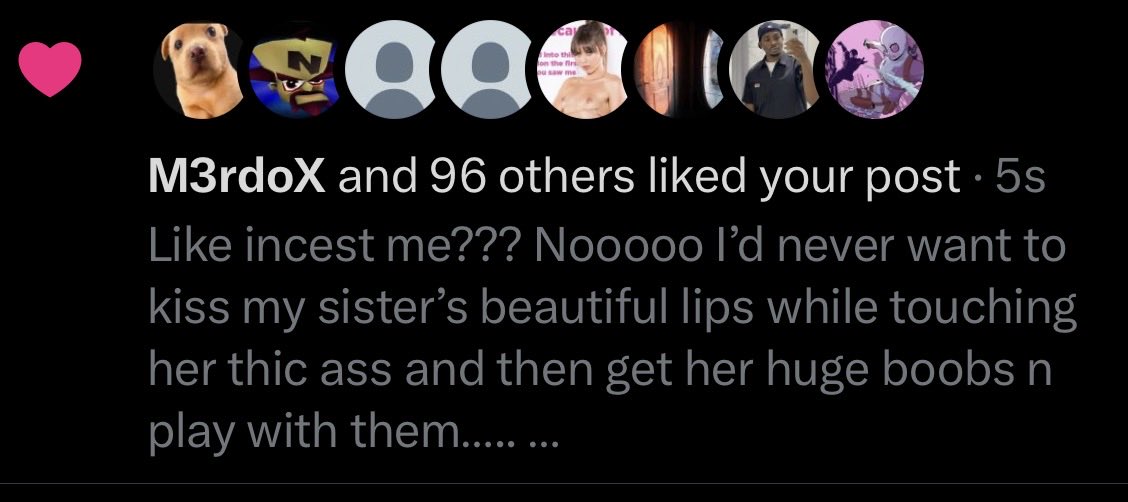 Ash1im8's tweet photo. Sorry but the Neo cortex pfp is killing me 😭😭😭😭
Neo cortex likes incest confirmed. https://t.co/ww4im1qfW0