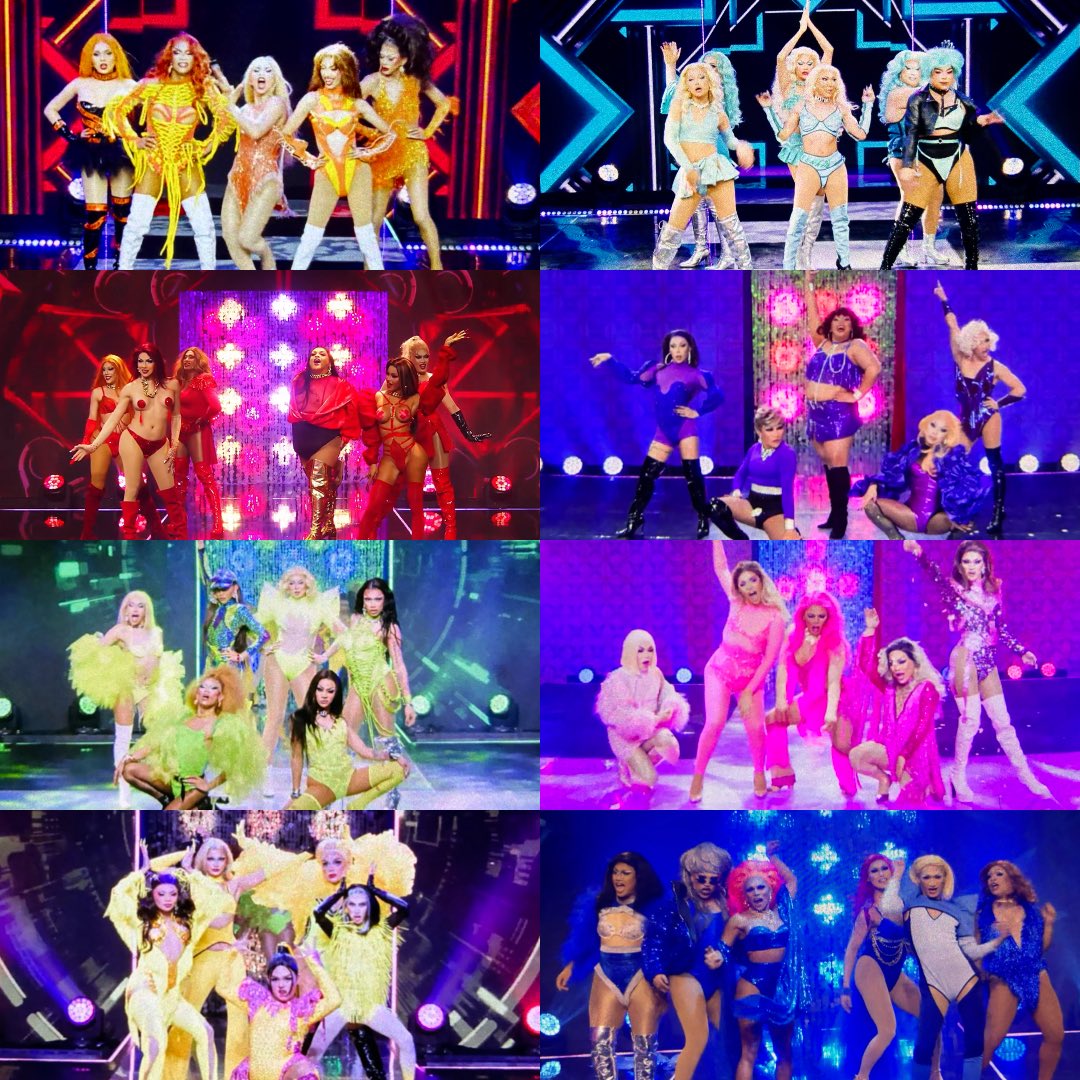 itsjojojhonas's tweet photo. Following the performances of S4 queens, this is my ranking of all the #DragRacePH girl groups performances:

1. Can I Get an Eme? (S4) - Eme La Chikazsx🧡
2. Can I Get an Eme? (S4) - Hashtag Emi 🩵
3. BOOGSH! (S2) - Pak Girls ❤️
4. Pop Off Ate (S1) - Flexbomb Girls 💜
5. Dapat Pakak (S3) - Burakpak 💚
6. Pop Off Ate (S1) - Pink Pussy Energy 💗
7. Dapat Pakak (S3) - Hard Pakakers 💛
8. BOOGSH! (S2) - Vlyungangühveoux 💙