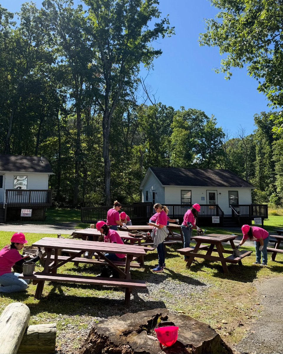 FirstHopeBank's tweet photo. Proud to participate in Habitat for Humanity Northwest New Jersey’s Women Build at Camp Warren! 💗🔨

First Hope Bank associates joined fellow volunteers to help restore the camp and support a safe, welcoming space for children and individuals with developmental disabilities. https://t.co/DD1xEoEjfJ