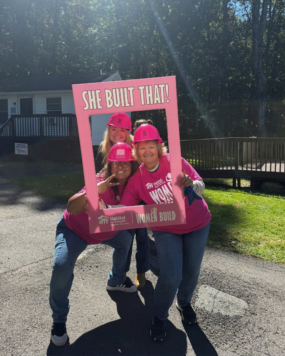 FirstHopeBank's tweet photo. Proud to participate in Habitat for Humanity Northwest New Jersey’s Women Build at Camp Warren! 💗🔨

First Hope Bank associates joined fellow volunteers to help restore the camp and support a safe, welcoming space for children and individuals with developmental disabilities. https://t.co/DD1xEoEjfJ