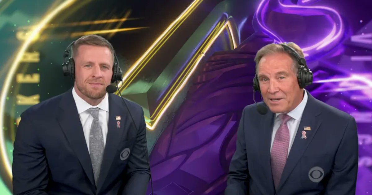 MySportsUpdate's tweet photo. Jim Nantz and JJ Watt will remain together as CBS’ No. 1 broadcast team for the rest of this season.

There was no further comment on what happens beyond this season. https://t.co/Mh8035Pzkj