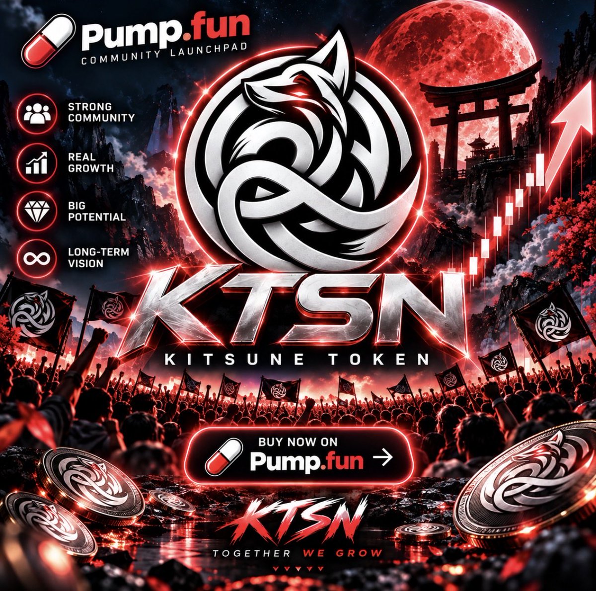 KaiKitsune0's tweet photo. The strength is the community. 🦊🔥

We’re building KTSN together, step by step.
If you believe in the vision, come support the community on https://t.co/8kWHBLEWJk.

Let’s show what we can achieve together. 🚀
KTSN — Community. Vision. Growth.

5eVzwg4FhZdm1tYgcK57kYEz6e4X6oJ4nQxya2fXpump

#KTSN #Kitsune #PumpFun