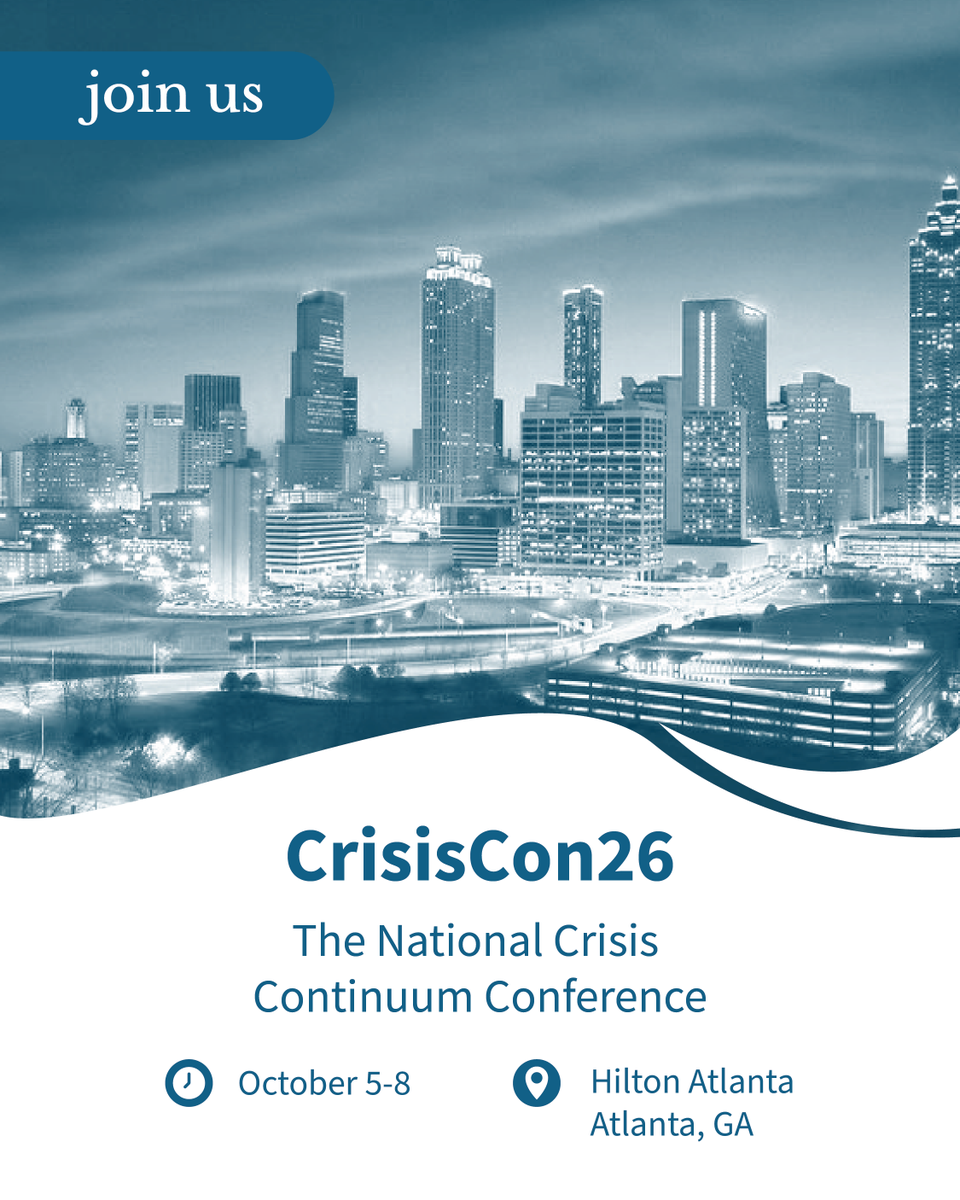Living_Works's tweet photo. Heading to #CrisisCon26 in Atlanta? Connect with LivingWorks’ Grant Merrell to discuss #SuicidePrevention training, share perspectives and explore how we can work together to create suicide-safer communities.

📅 Oct 5 - 8 | Atlanta, GA

#LivingWorks #MentalHealth https://t.co/vXaawRArfN