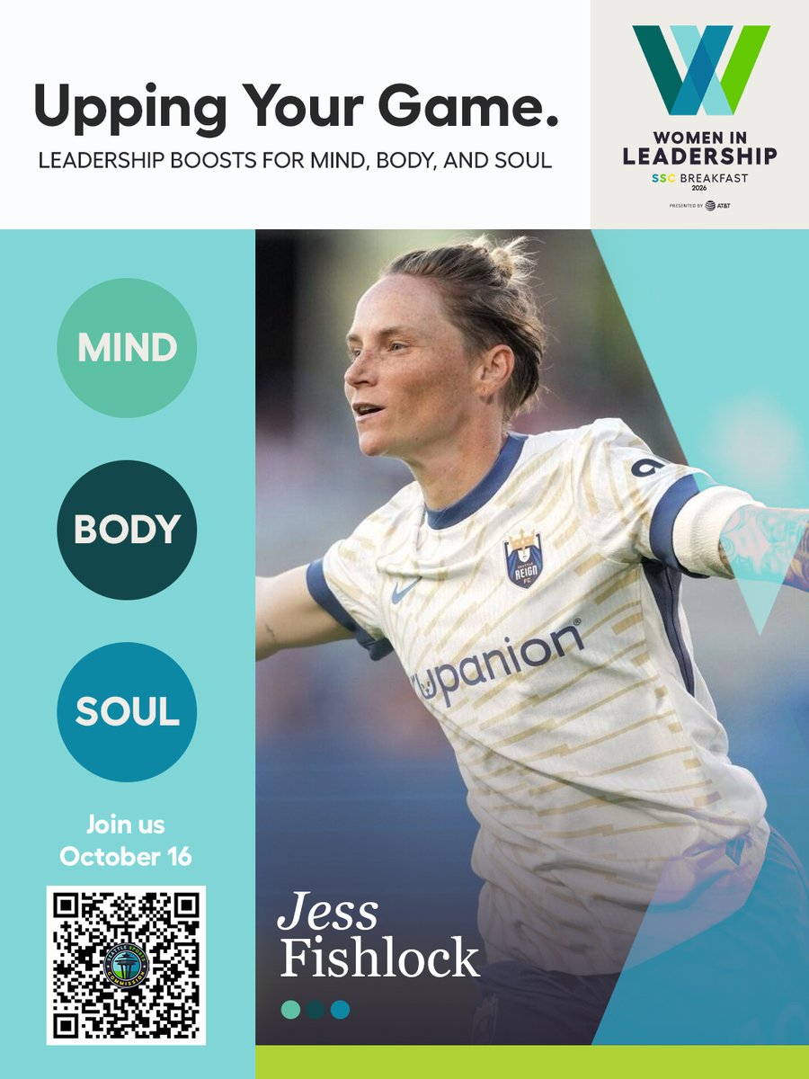 SeattleSC's tweet photo. SPECIAL ANNOUNCEMENT: Jess Fishlock is joining us! ⚽️

As Seattle celebrates Jess and her incredible legacy at the Queen’s Match, we’re excited to announce that the celebration continues at the Women in Leadership Breakfast on October 16. https://t.co/MjgJJfE4mK