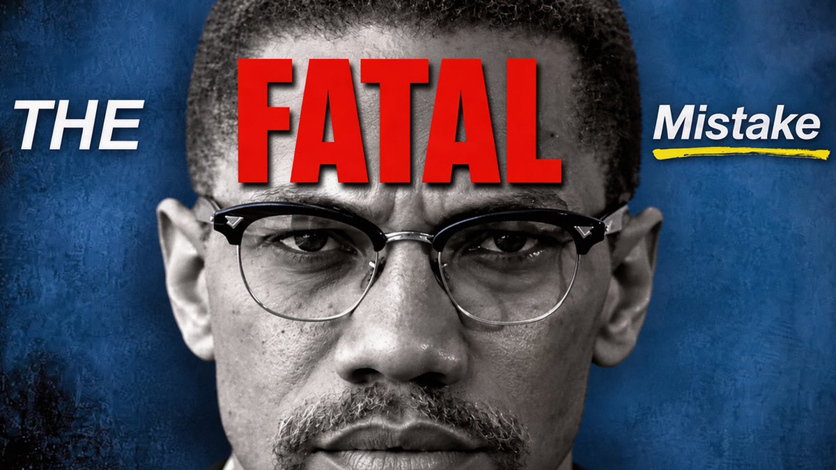 GetoWin's tweet photo. He knew someone wanted him dead.

On February 21, 1965, Malcolm X walked onto a stage in New York to speak to 400 people. Seconds later, a smoke bomb exploded, his security moved away, and gunmen opened fire. He was 21 times.

But who really wanted him silenced?

Thread👇🏽 https://t.co/DNVMqNvecc