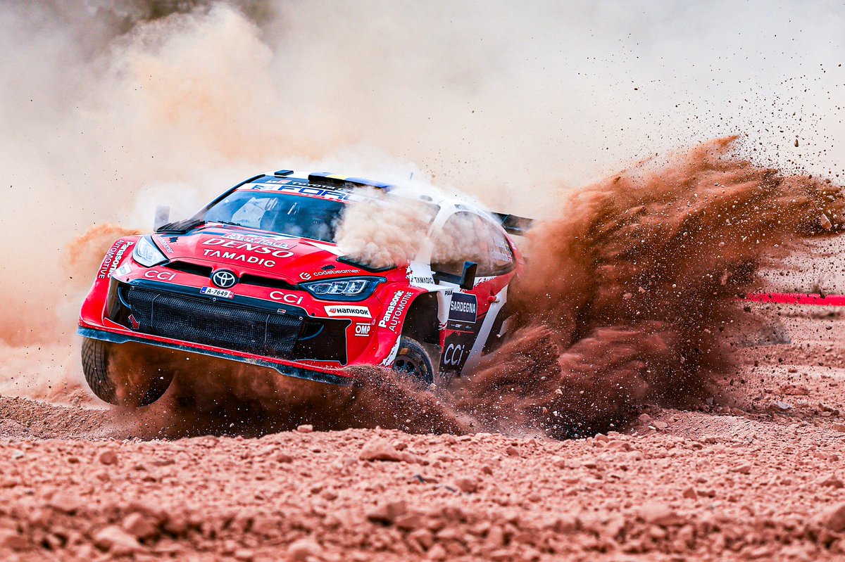 prodrive's tweet photo. A championship is rarely won in a single race, stage or stint; most of the season is spent building a position. This weekend is about defending it, protecting it, or attacking it.

Rally Italia Sardegna hosts the @OfficialWRC title decider, while the IMSA season ends with Petit Le Mans, where races have a habit of being settled in the final hour.

📸: @TGR_WRC | @IMSA