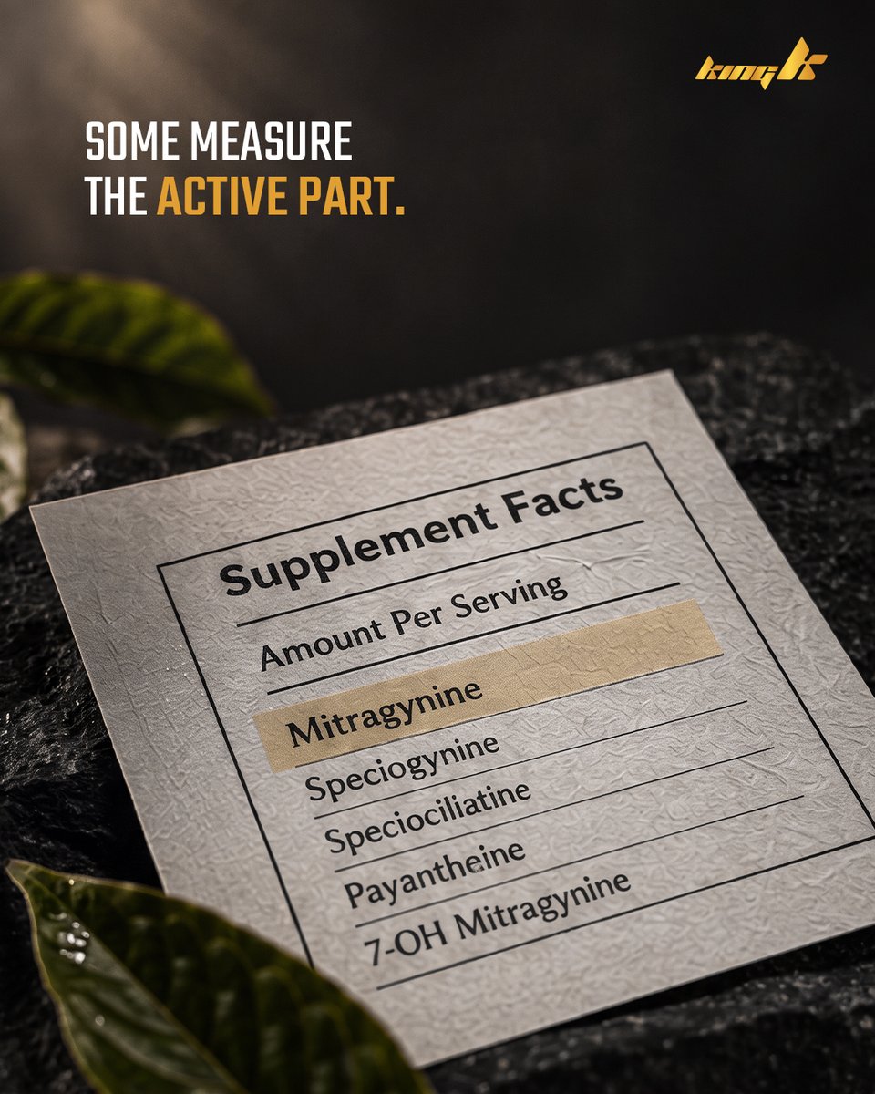 KingK_GRH's tweet photo. Two energy drinks can list the same number and still lie to you.
One measures the whole extract. One measures what actually works.
Read past the number.
#kingk #labverified #21plus https://t.co/nxZEf1gEYN