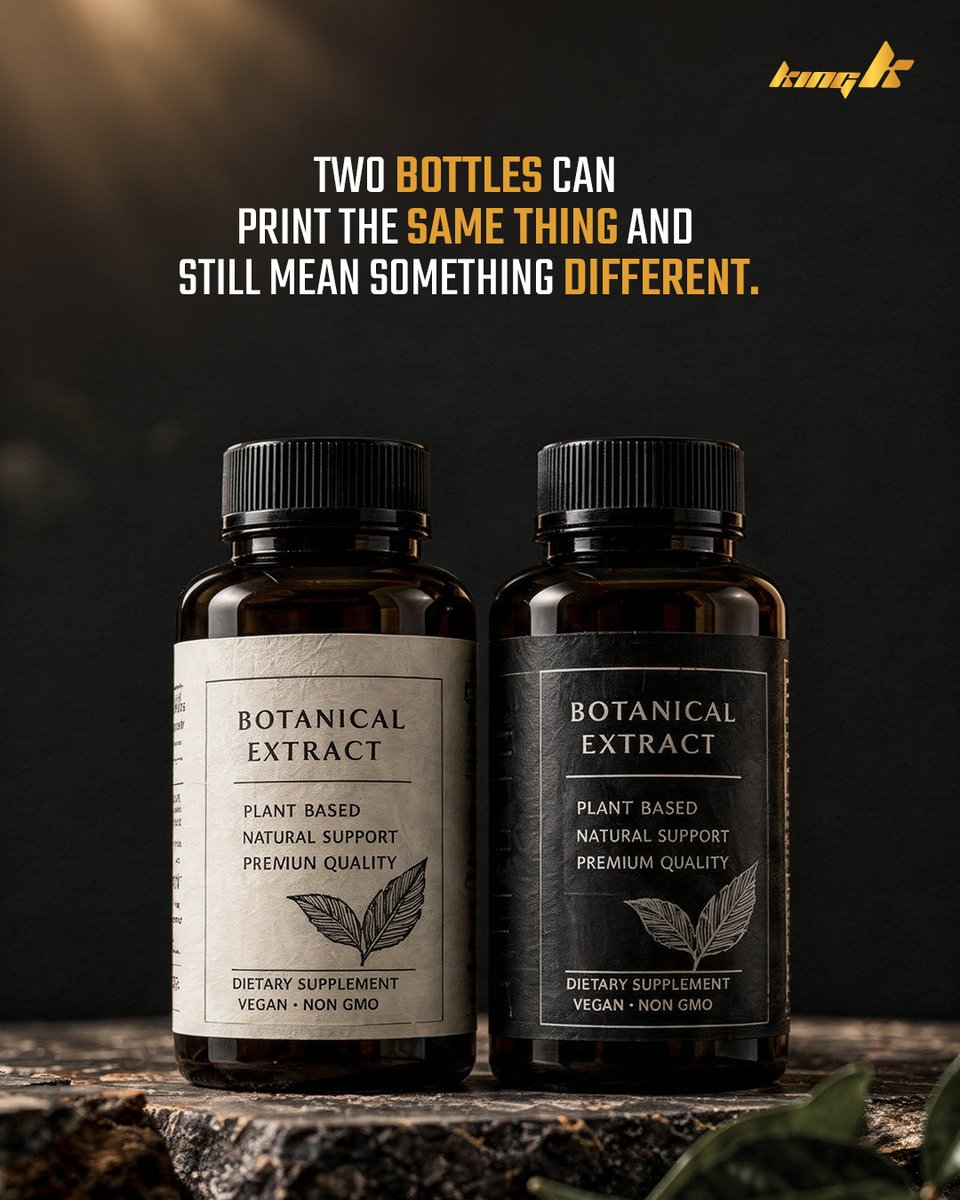 KingK_GRH's tweet photo. Two energy drinks can list the same number and still lie to you.
One measures the whole extract. One measures what actually works.
Read past the number.
#kingk #labverified #21plus https://t.co/nxZEf1gEYN