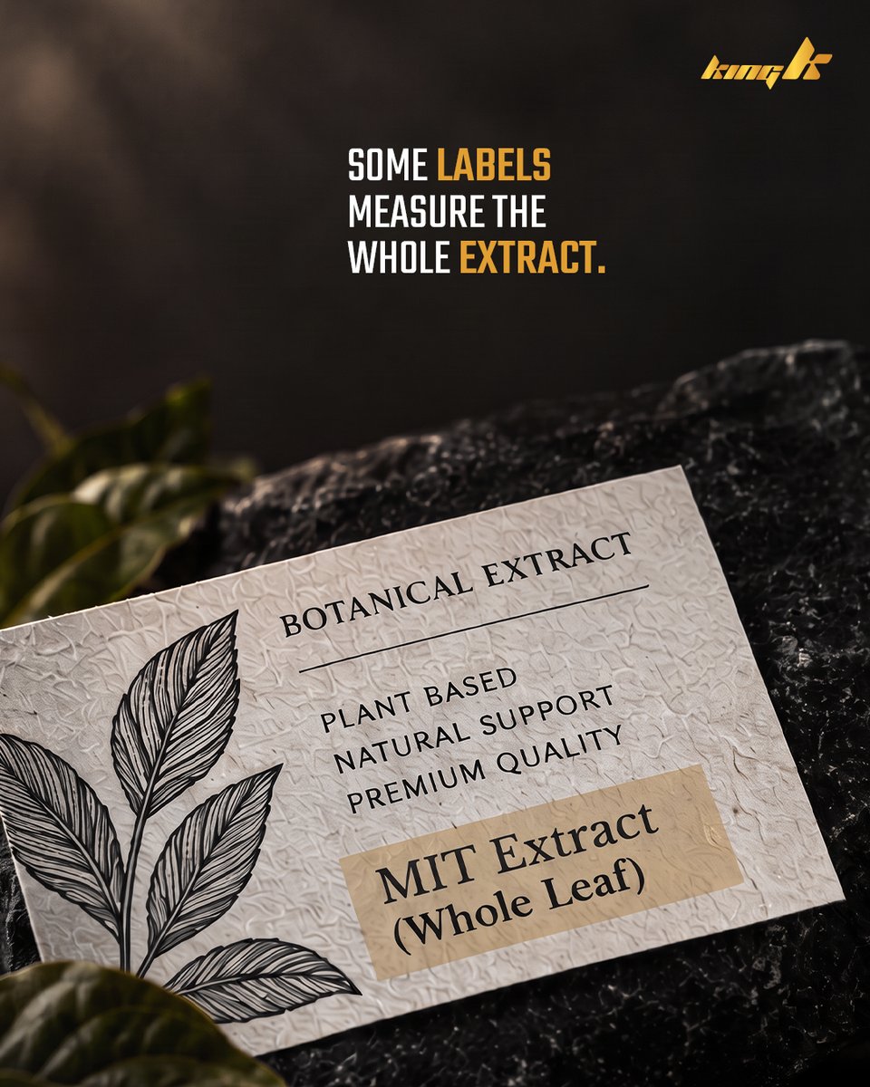 KingK_GRH's tweet photo. Two energy drinks can list the same number and still lie to you.
One measures the whole extract. One measures what actually works.
Read past the number.
#kingk #labverified #21plus https://t.co/nxZEf1gEYN