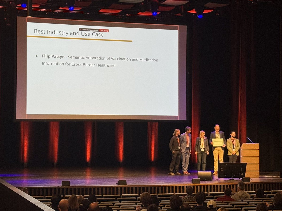 SemanticsConf's tweet photo. The conference is over, but these applications deserve another spotlight. 🏆

#SEMANTiCS2026 · Best Industry and Use Case Presentation

Celebrate the winner and nominees with us! 👇

1/5 https://t.co/sC7QVl0rfJ