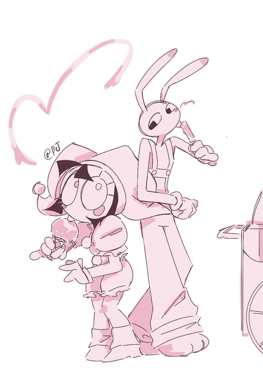 jaxxipuff's tweet photo. 🍨🩷 #funnybunny https://t.co/L9VIgKwvoA