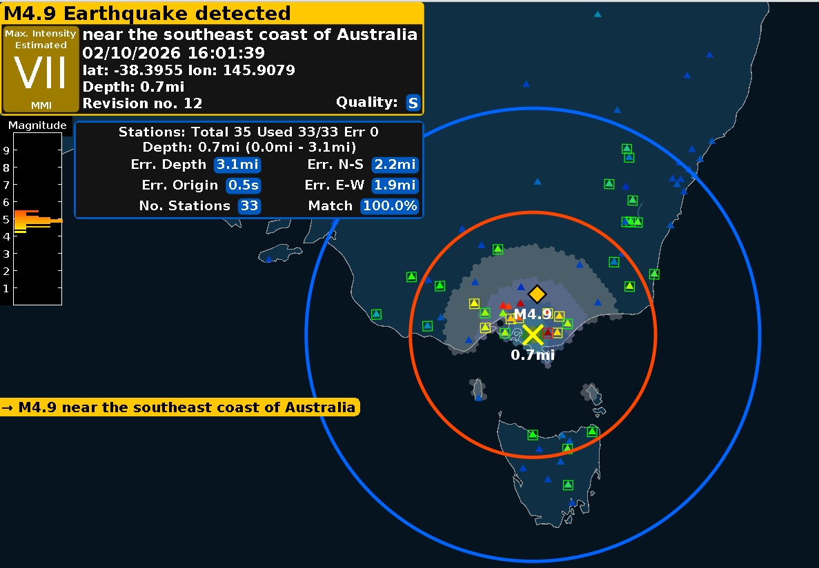 anquakes's tweet photo. Preliminary magnitude 4.9 earthquake in southern Australia https://t.co/GIbUBLQAjd