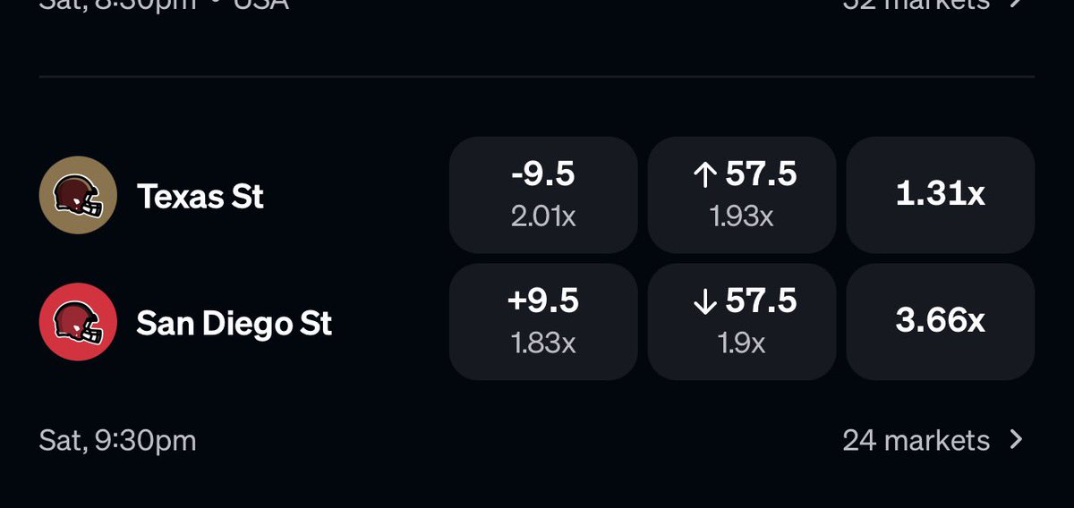 unknownn71444's tweet photo. Texas state spread caught at -5.5. The mumps won’t prevail! GIVE ME TEXAS STATE 

Join up #Gambling𝕏  #getupwitvon 

https://t.co/9IHQLF8R0i https://t.co/7OtMpMkk2P