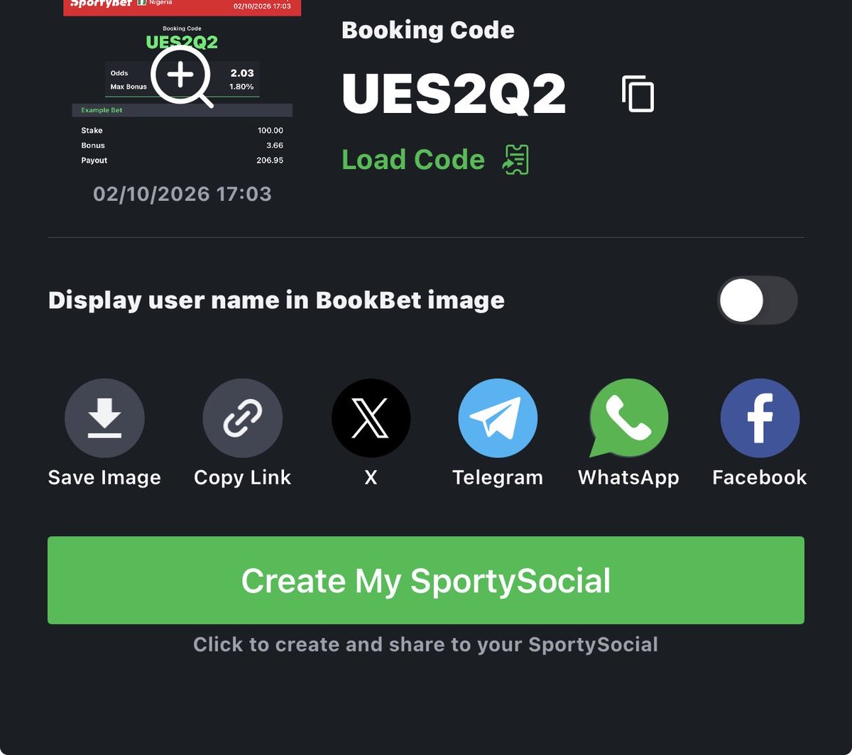 UnrealTips01's tweet photo. Two odds 
Stake wisely

#sportybet #uefa #fabrizio https://t.co/CzbDvVm6Vh