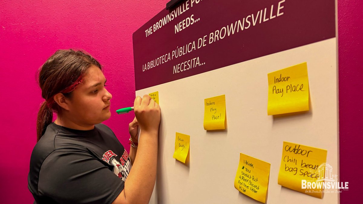 BTxRGV's tweet photo. Your feedback is helping shape the Library Master Plan, from the programs and services we offer to the spaces our community needs.
We’re still listening! Take our survey and help shape what comes next: https://t.co/9EHuhOtYm7
#BrownsvillePublicLibrary #LibraryMasterPlan https://t.co/l5RJwusAVE