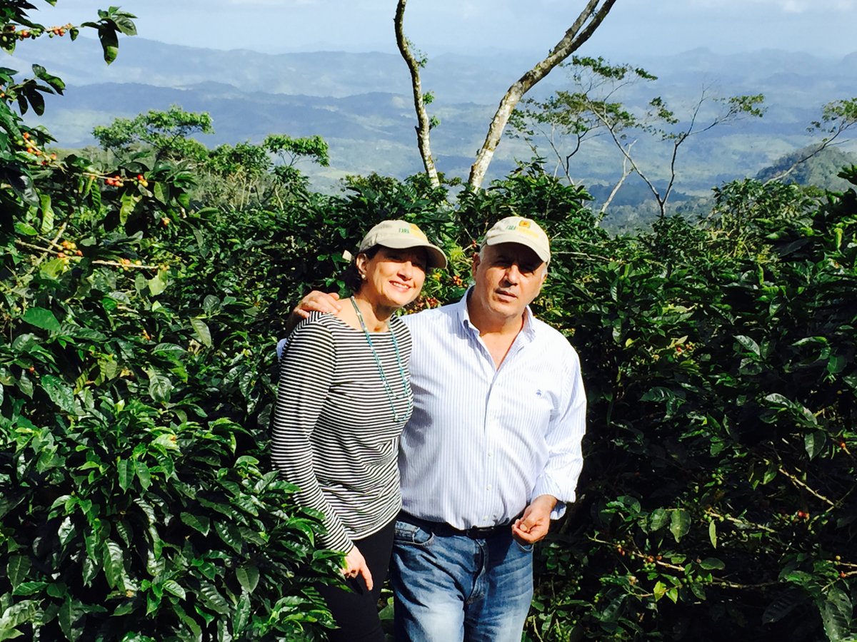 TexasExes's tweet photo. Maria Cisne Farahani, BA ’78, came to The University of Texas from Nicaragua, and her husband, Many Farahani, BS ’78, came from Iran. They met for the first time at Contessa West. Now, they own Fara Coffee. ☕️🤘

Listen on Hello Longhorn → https://t.co/EvPdxF1kyx https://t.co/bOffNp3DpT