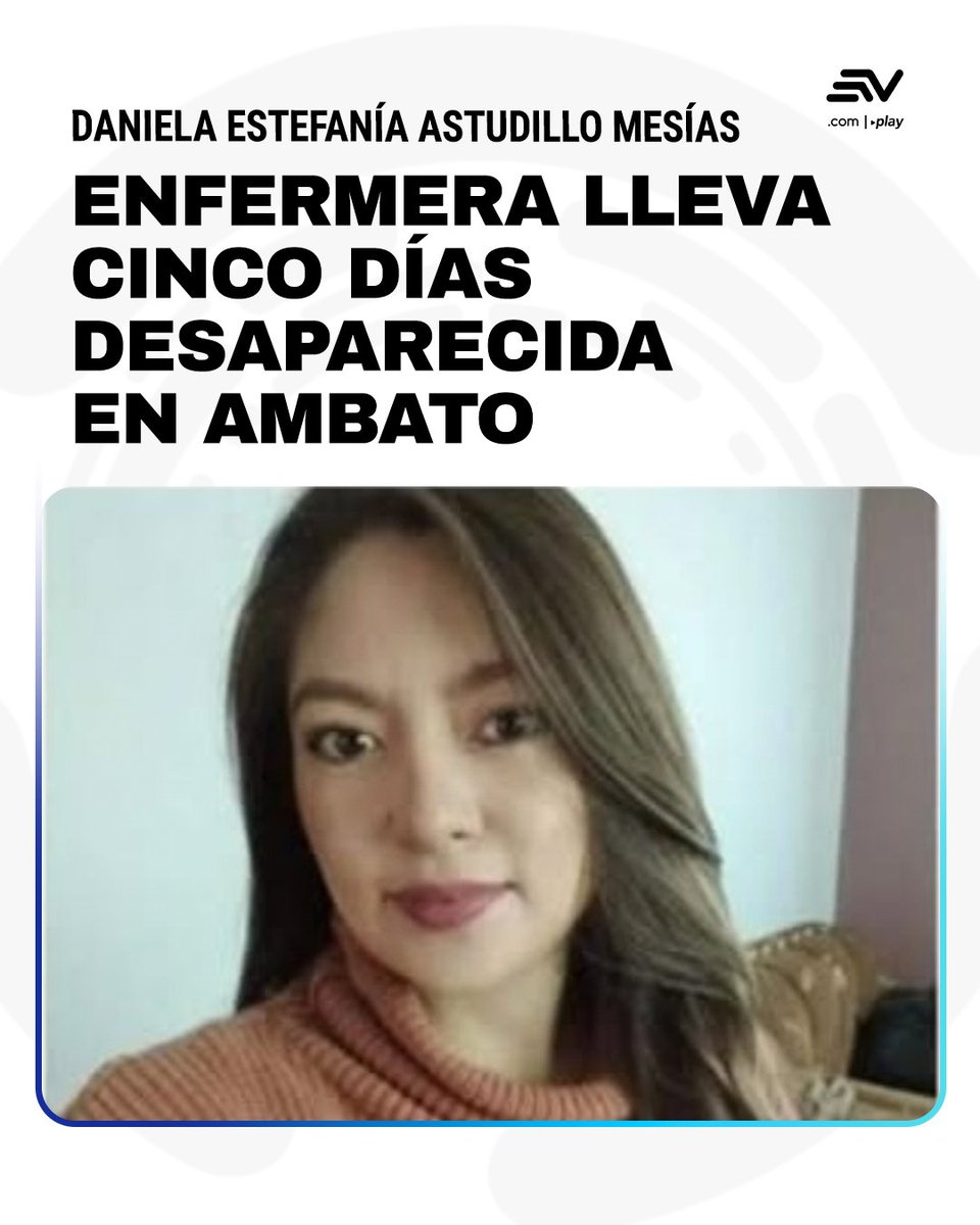 EcuavisaInforma's tweet photo. 🚨 https://t.co/ccozTixfNS | La vieron por última vez la tarde del 27 de septiembre de 2026 cerca de un depósito de escombros en el barrio Techo Propio, al sur de Ambato. https://t.co/Li2U6J79wT