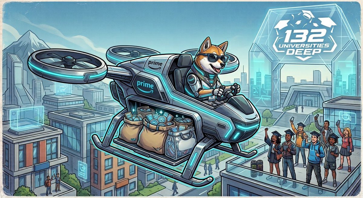 10xFlips's tweet photo. @FLOTUS x Amazon AI is official! Kiro AI is live across 132 campuses.
​Instead of studying, dorm degens are using the tech to send $KIRO to the moon. Direct-to-dorm gains incoming! 🎓🛸
​Pack your bags:
​https://t.co/6Ch07ACJE0 https://t.co/GgEqvwk2SB
