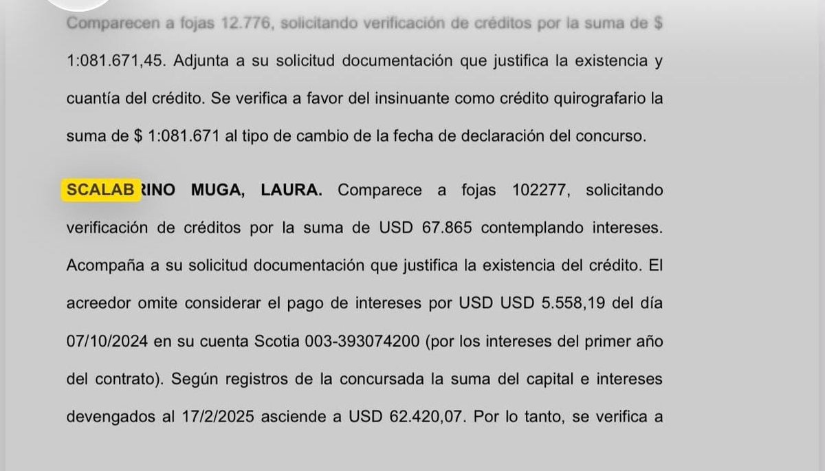 cabezamartini's tweet photo. 🔴Gandini y su esposa pusieron dinero en Conexión Ganadera que no declararon ante la JUTEP, según informó Búsqueda en primera instancia y cotejó @InfoCapitalTV con documentos del acuerdo transaccional. Son más de 62 mil dólares.

Ya cobraron parte del acuerdo como daminificados. Incluso hay un correo electrónico de Pablo Carrasco solicitando acelerar un pedido de Gandini porque "en cualquier momento pueden necesitar de él".