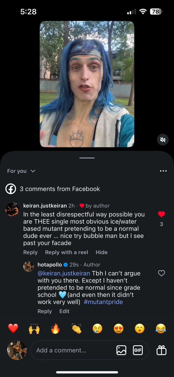 HotApollo's tweet photo. Favorite comment I’ve gotten today 😸 https://t.co/170Cjna1Td