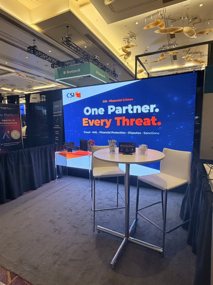 CSIsolutions's tweet photo. A great week at @acams_aml Las Vegas! 🎰

Thanks to everyone who stopped by Booth 205 to talk about how CSI can help community FIs reduce fraud and strengthen financial crime prevention.

We capped it off with great company and Vegas views aboard the High Roller! 🎡 https://t.co/diSMyrdPfT