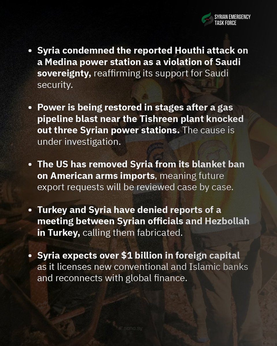 syrianetf's tweet photo. Another weekly roundup of the latest headlines from Syria as we move into October. https://t.co/8a5OulcjSn