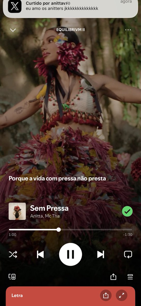 princessnitter's tweet photo. @QGdaAnitta inclusive escutando agora, eu amo essa demais 💕 equilibrivm álbum do ano disparado e indiscutível https://t.co/E77mZitUtu