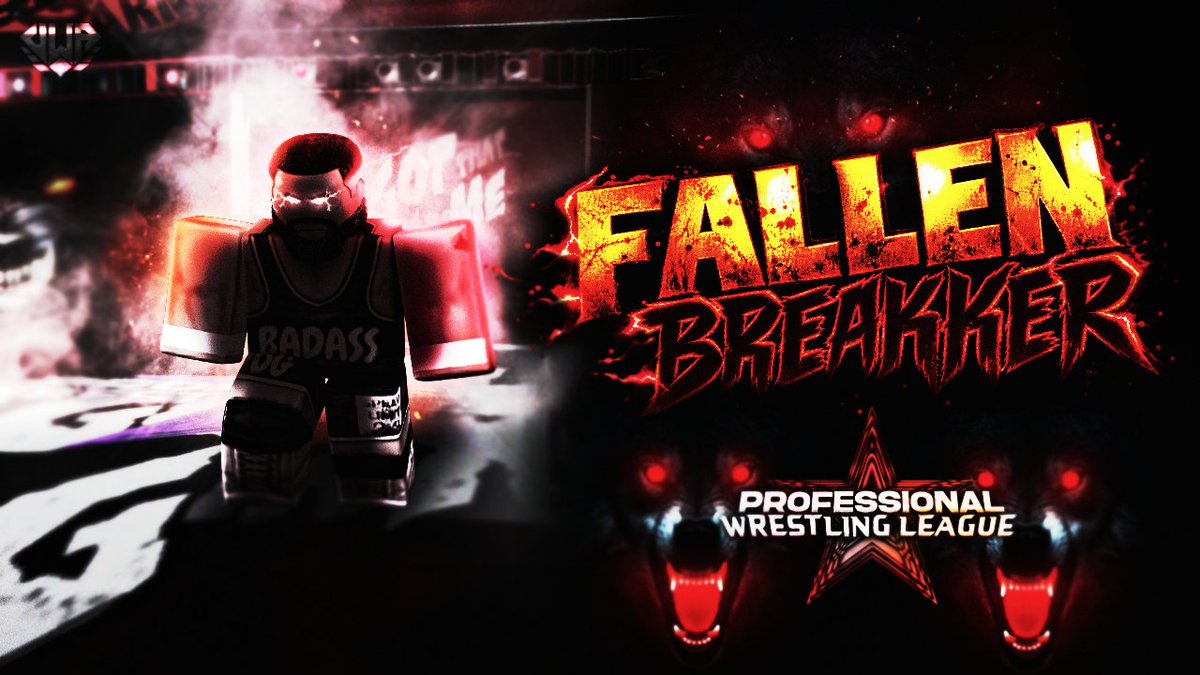 PWLROBLOX's tweet photo. 𝙏𝙃𝙀 𝘿𝙊𝙂𝙎 𝘼𝙍𝙀 𝘽𝘼𝙍𝙆𝙄𝙉𝙂🐺

One of the BIGGEST draws in Ro-Wrestling, The Unpredictable Badass FALLEN BREAKKER has been EXCLUSIVELY signed to the Professional Wrestling League ⭐

@fallenglxry has one intention on the roster.. and that is to BREAK everyone and WIN 

𝘾𝙖𝙩𝙘𝙝 𝙝𝙞𝙢 𝙇𝙞𝙫𝙚 𝙤𝙣 𝘿𝙀𝙑𝙊𝙏𝙄𝙊𝙉 𝙤𝙣 𝙊𝙘𝙩𝙤𝙗𝙚𝙧 11𝙩𝙝 𝙎𝙩𝙧𝙚𝙖𝙢𝙚𝙙 𝙗𝙮 𝙍𝙤𝙢𝙖𝙯𝙤𝙣 𝙋𝙧𝙞𝙢𝙚 🔵