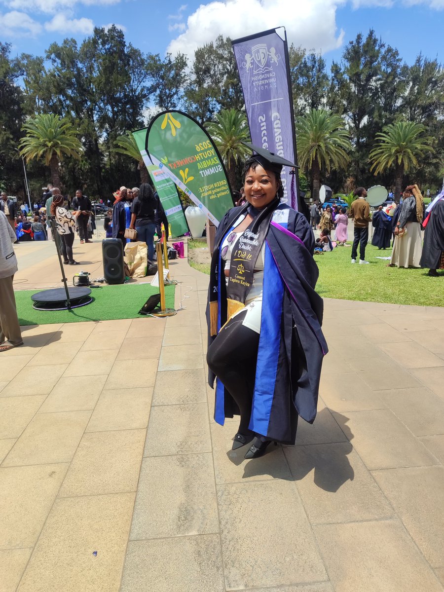 Tha_Cattleya's tweet photo. Dreams truly never die. 

Graduated from the Bachelor of Laws program today at Cavendish University of Zambia. 

God, your time is truly the best time 

LAWYER! 👩🏾‍🎓🎉🥳 https://t.co/68BbFhMvY5