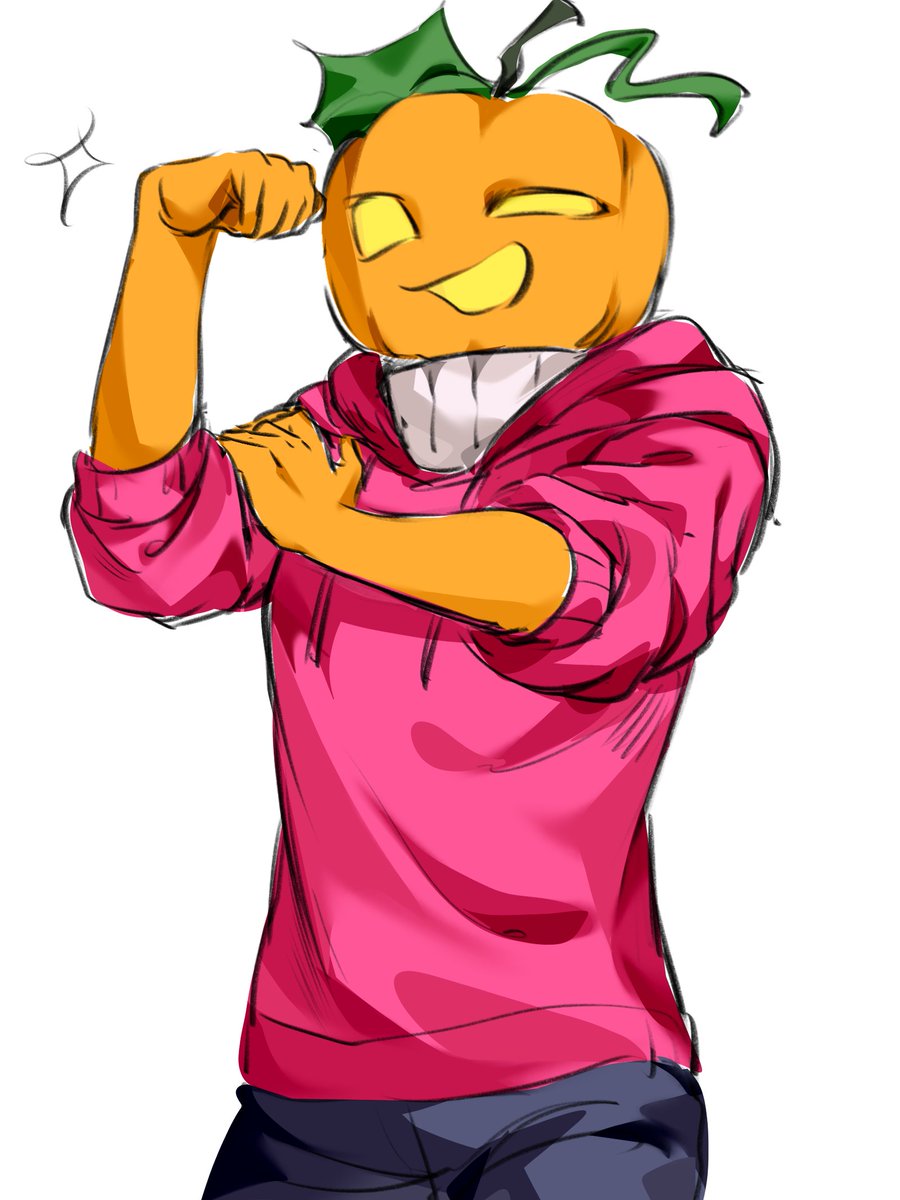 jiemo170812's tweet photo. I did a little practice drawing; my drawing skills have been really poor lately. I’ll try my best to get into the right mindset and create better works!  I rarely draw the pumpkin-headed version of Whispy, so it might look a bit strange.  
 Whispy, we love you!!
#justwhispy https://t.co/E1fGmak3sl