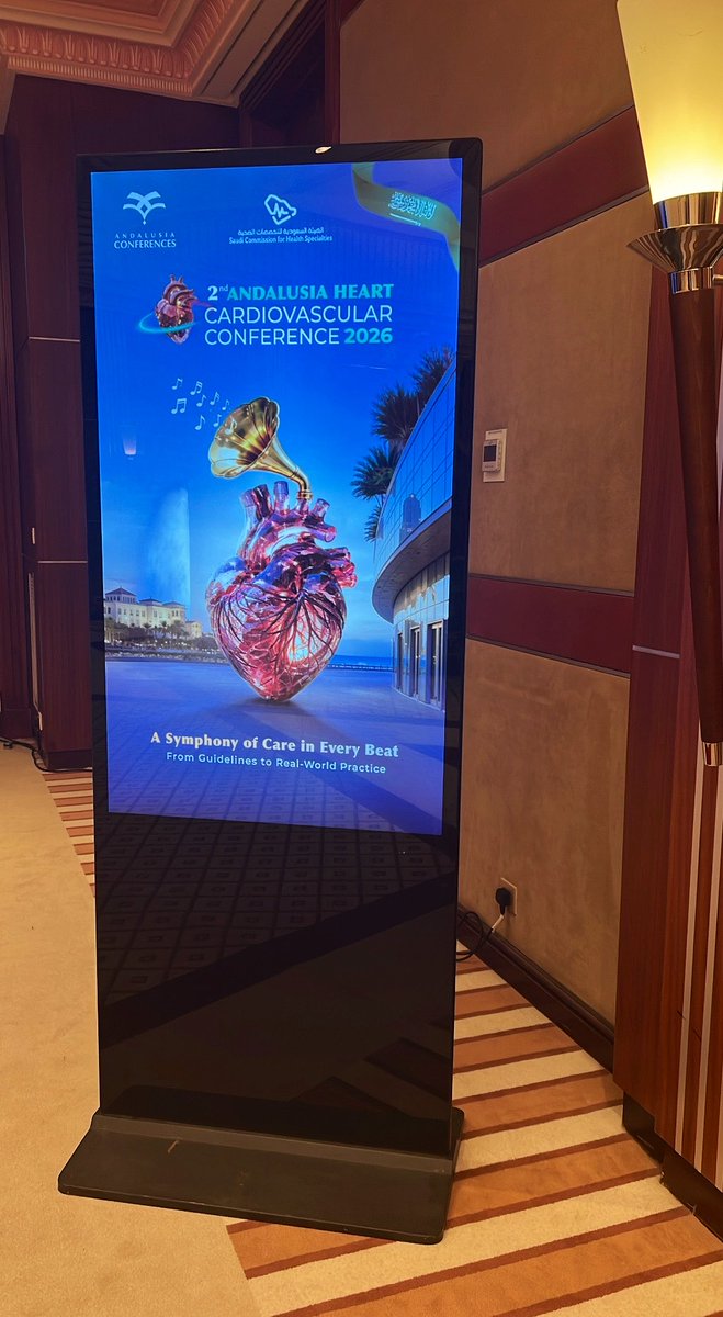 Arina___77's tweet photo. A great first day at the 2nd Andalusia Heart Cardiovascular Conference 2026 🫀

Enjoyed the sessions and discussions. Looking forward to tomorrow!

#AndalusiaHeartCardiovascularConference2026 #Cardiology https://t.co/XihrtC3KB6