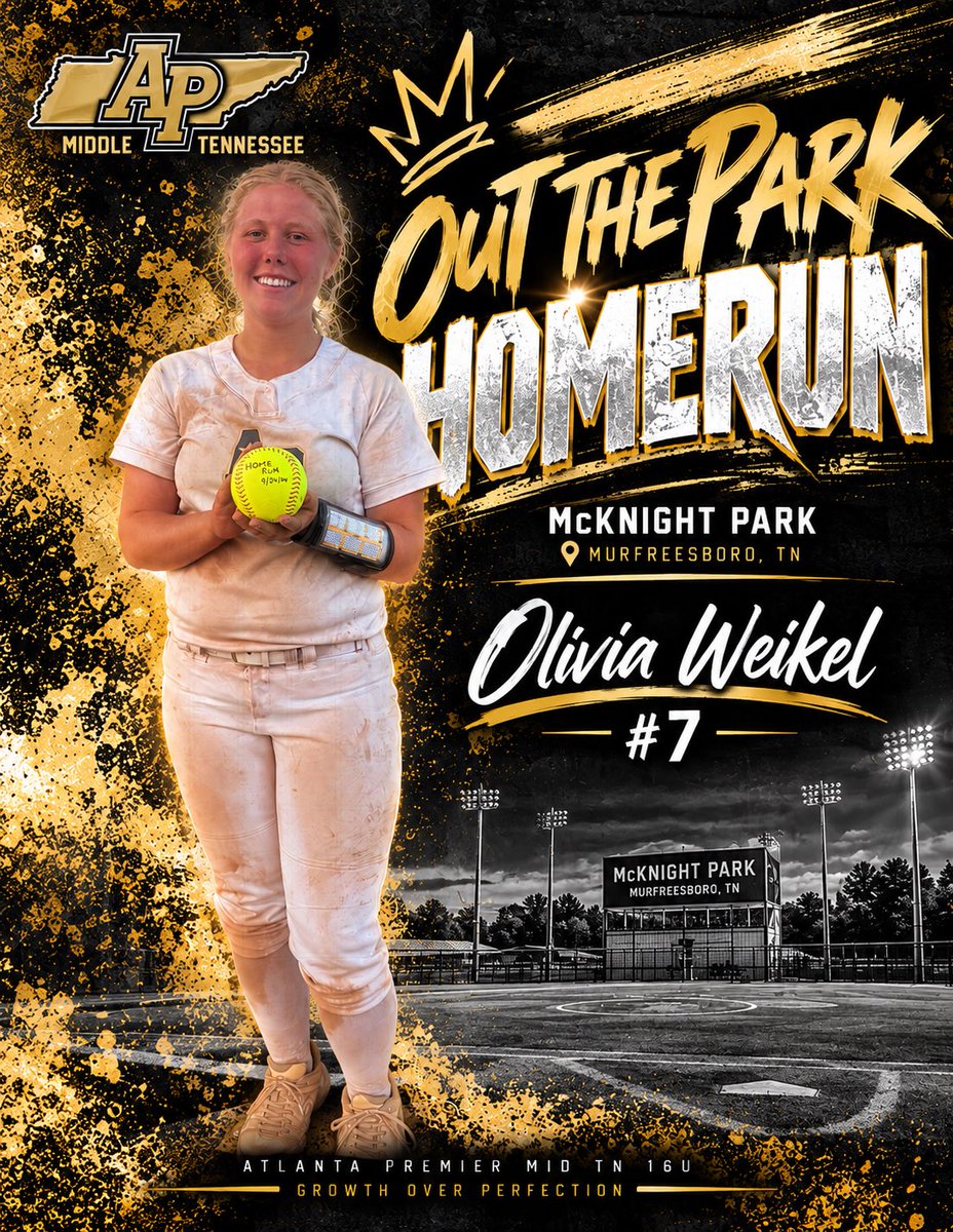 ATLPremier_TN's tweet photo. Olivia Weikel #7 is a TWO-WAY THREAT! π₯
The 2028 RHP/3B sent one OUT at McKnight Park! ππ₯ Whether sheβs dealing in the circle or doing damage at the plate, Liv makes her presence felt.
π 2028 | RHP/3B
#2028Recruit #Uncommitted2028 #SoftballRecruiting #APMidTN https://t.co/q0o6MPSZhE