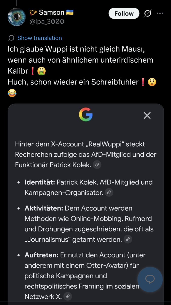 Kanakenknicker's tweet photo. Osint Level:
Google AI

Hahahahahahaha https://t.co/dfGNwzciM3