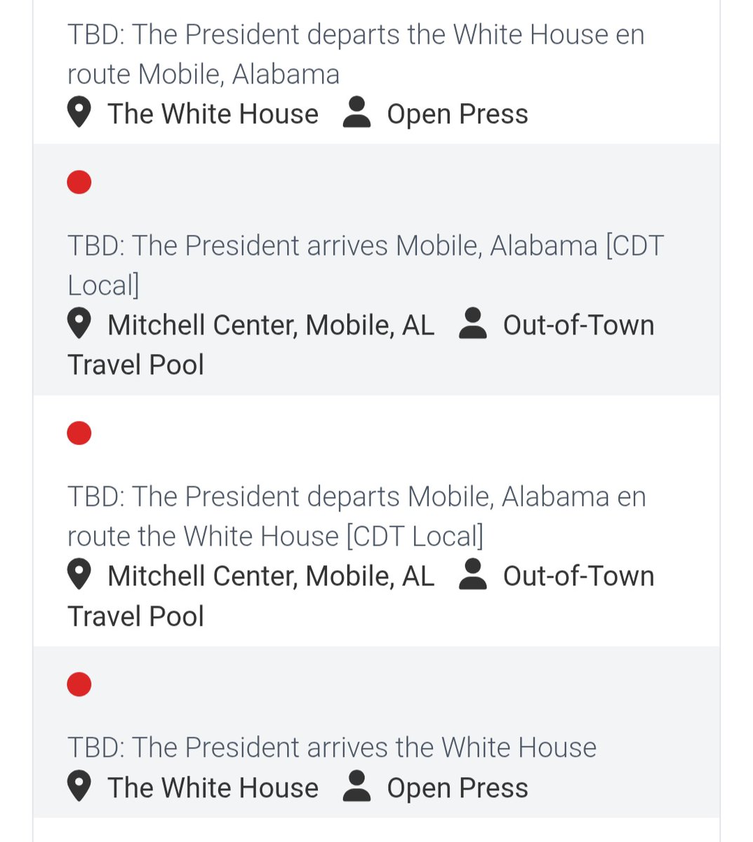Borrowed7Time's tweet photo. USAF VIP movement out of JB Andrews as POTUS travels to Mobile AL:

VC-25A 92-9000 #ADFDF9 as AF1 

C-32A 09-0017 #AE4AEA as SAM47 (backup)
@sipjack1776 @toystark6886 @LadyAstroJet https://t.co/LUatkv6GoG