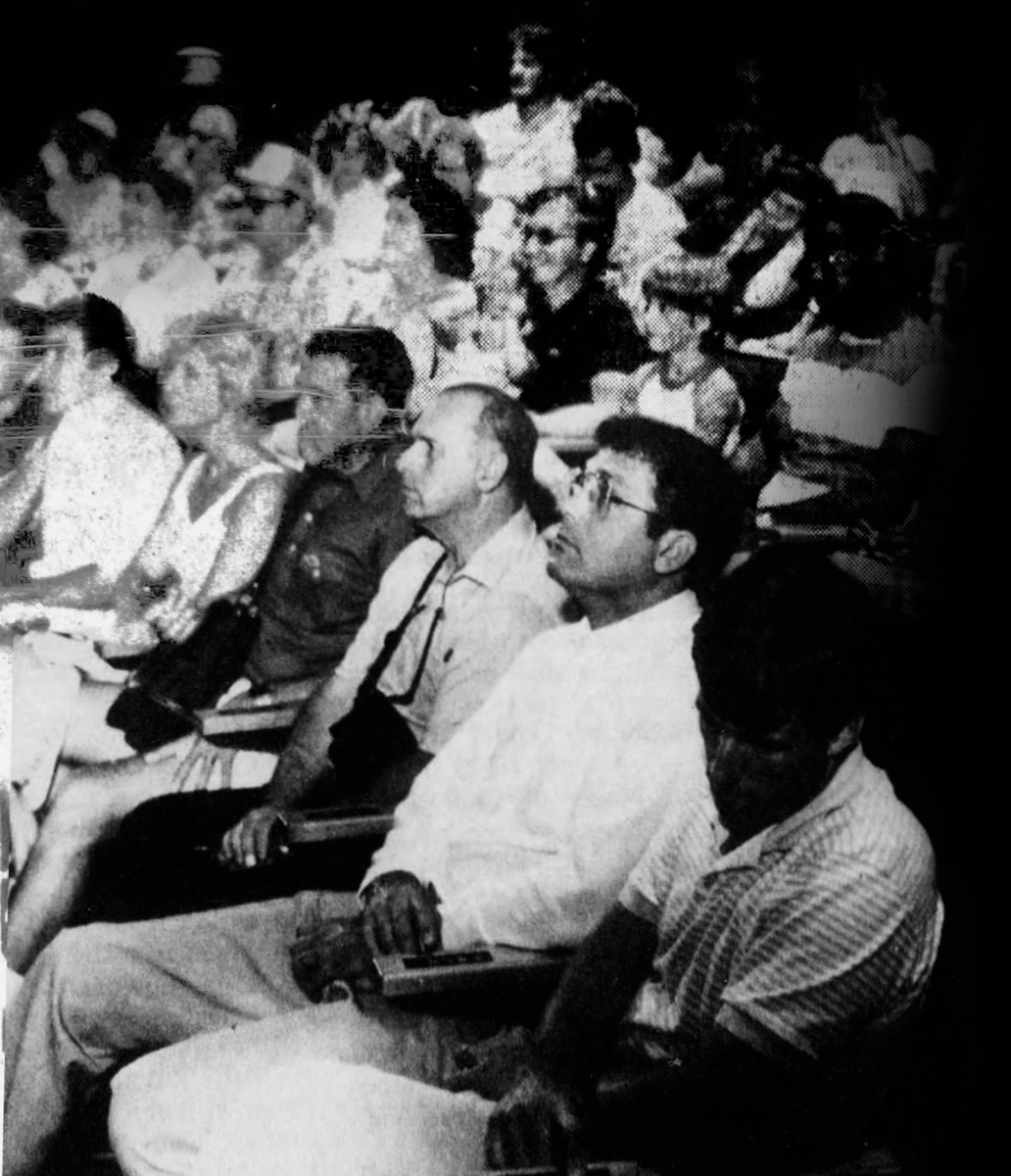 Defunctland's tweet photo. The Electronic Forum had three elements in 1990. The Future Choice Theater (the EPCOT Poll with the buttons in the arm rests), the World News Center (TV banks showing news) and the Person of the Century terminals. https://t.co/WtycqrfzkO