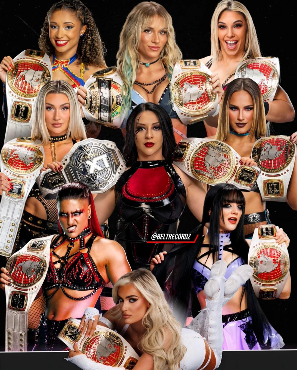 beltrecordz's tweet photo. Every NXT Women's North American Champion 👀.. https://t.co/Gp9t8YjYdp