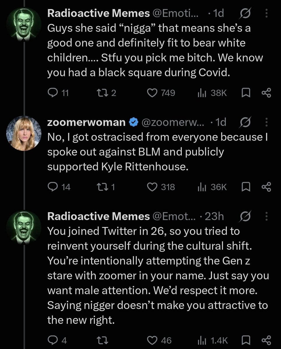 Ashedsu's tweet photo. I take joy in knowing these pick-me edgy wannabe women will never ever be accepted by the pigs they cater to. Couldn't even choose a good demographic to try to be picked huh https://t.co/z1AVENuaQk