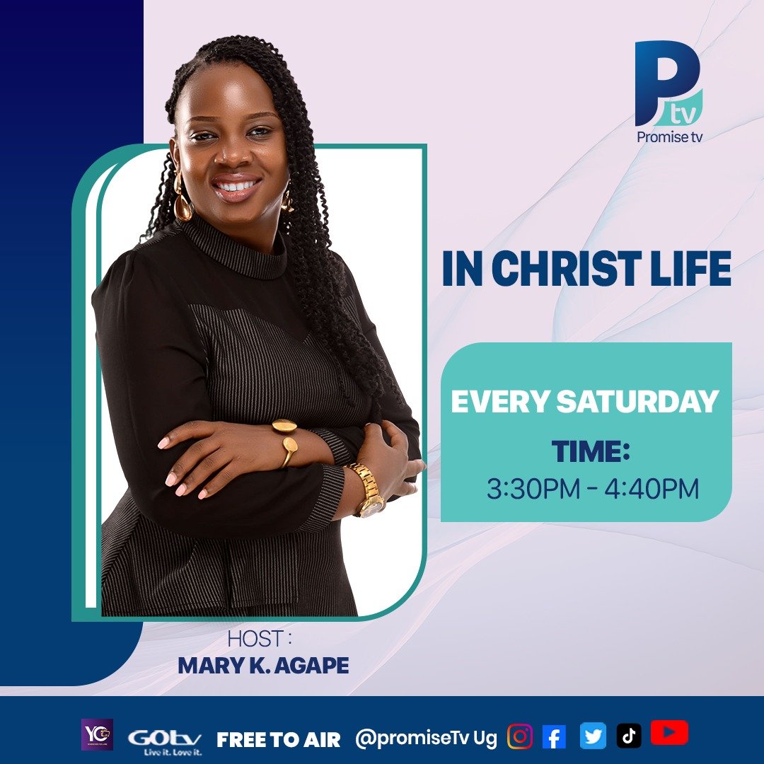 promisetvUG's tweet photo. Our identity in Christ allows us to see ourselves exactly how He does—forgiven, beloved, and fully accepted.” — Mary K. Agape

Watch this week's full episode of “In Christ Life” every Saturday from 3:30 PM – 4:40 PM on your Free-to-Air decoder or GOtv 
#InChristLife #PromiseTVUG https://t.co/VpomtUO0qo