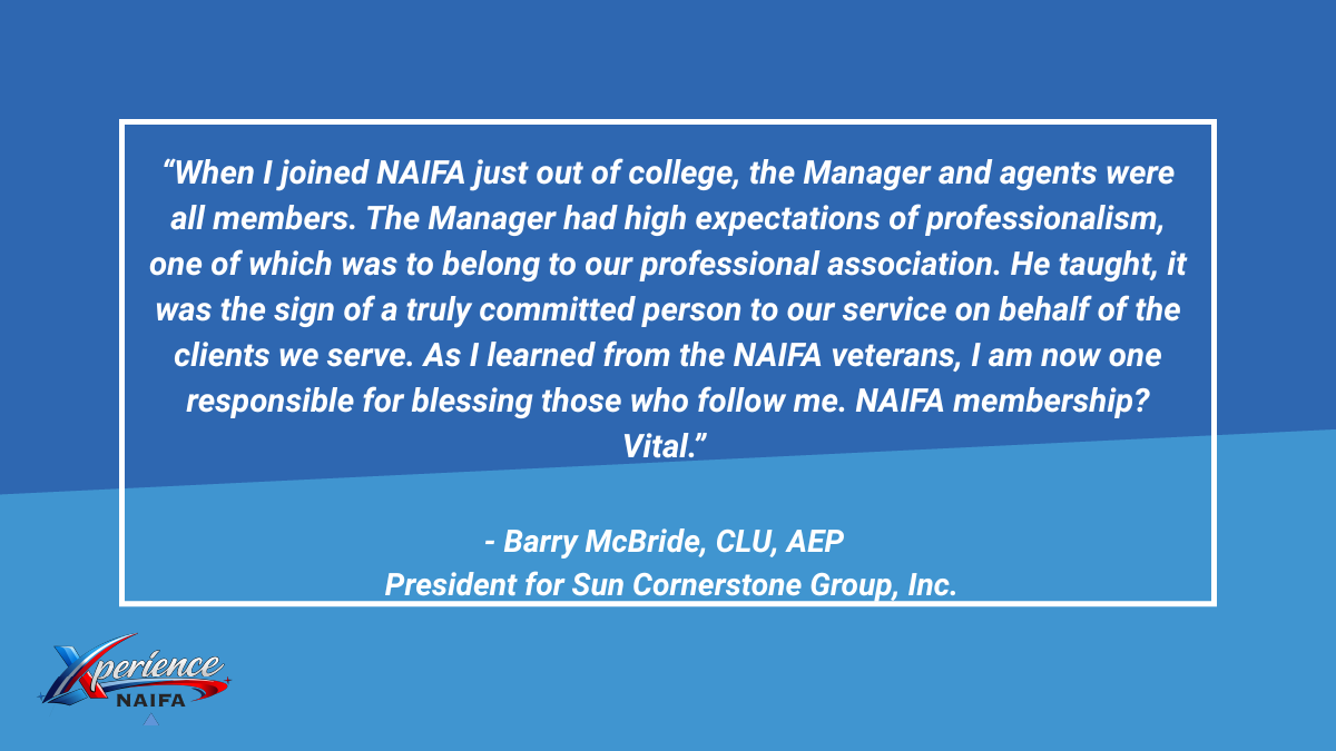 NAIFA's tweet photo. NAIFA membership connects financial advisors across generations. Learn from those before you. Lead those who follow. https://t.co/Ng38hmYp6s #ExperienceNAIFA #NAIFAProud https://t.co/zzEFZ7AOl6