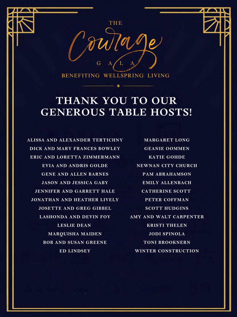 WellspringATL's tweet photo. This Sunday, we’ll gather for the Wellspring Living Courage Gala—and it wouldn’t be possible without the incredible table hosts who invited friends, colleagues and loved ones to Be the Light with us. ✨
#WellspringLiving #CourageGala #BeTheLight https://t.co/fvWhT7veKg